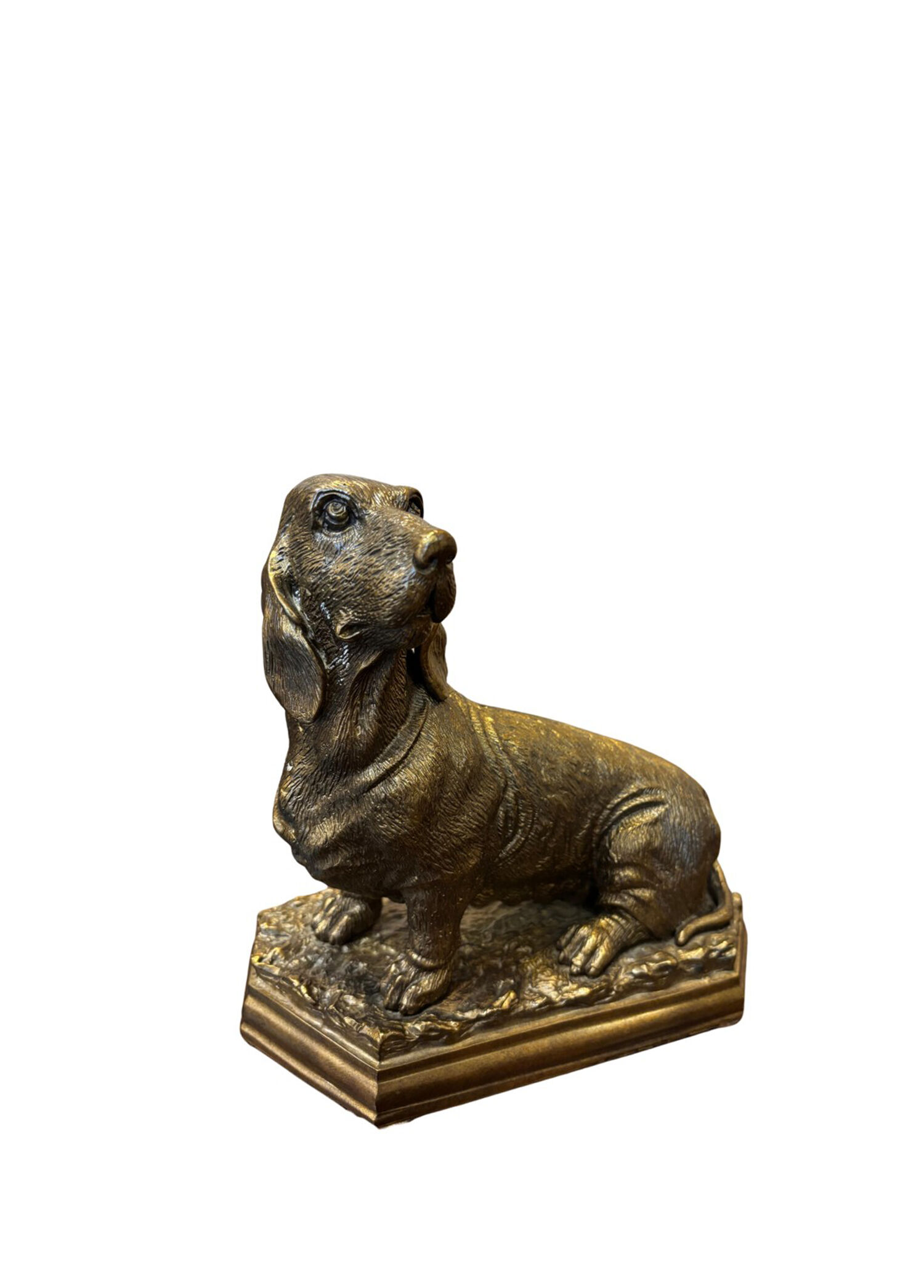 Theodore Alexander Bronz Pirinç Sosis Köpek Dekoratif Obje