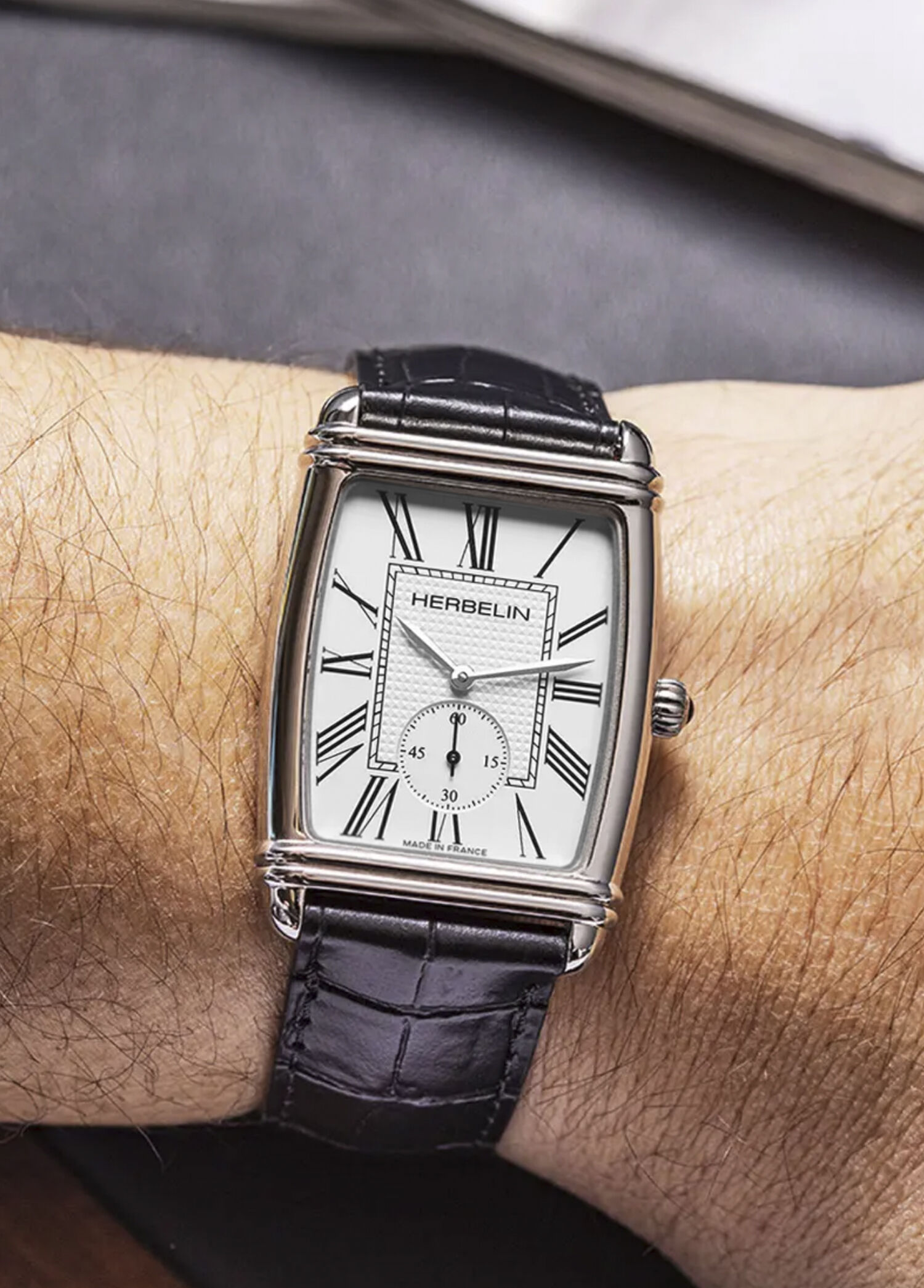 Herbelin Çelik Erkek Art Deco 10638AP08 Çelik Erkek Kol Saati