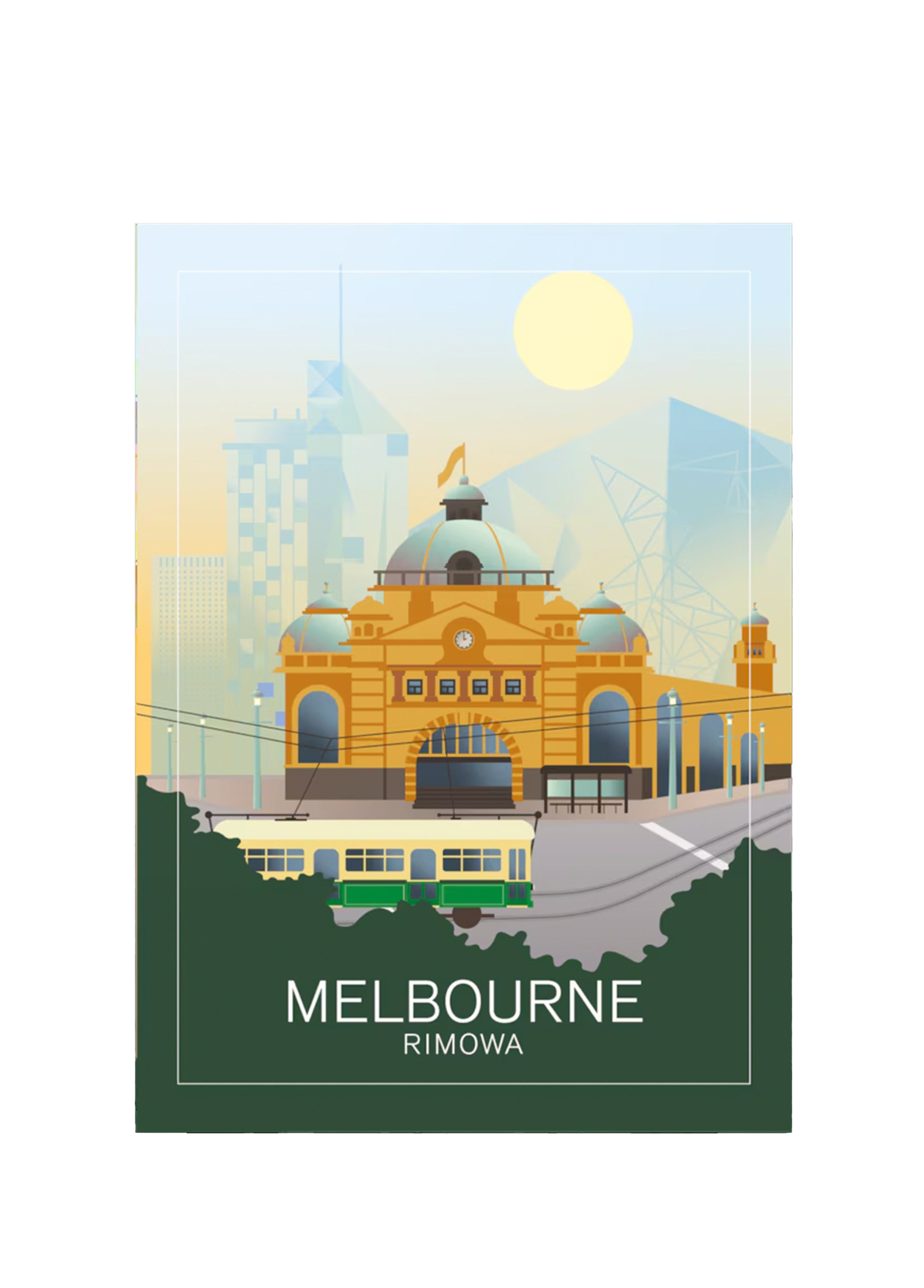 Melbourne Landmark Sticker