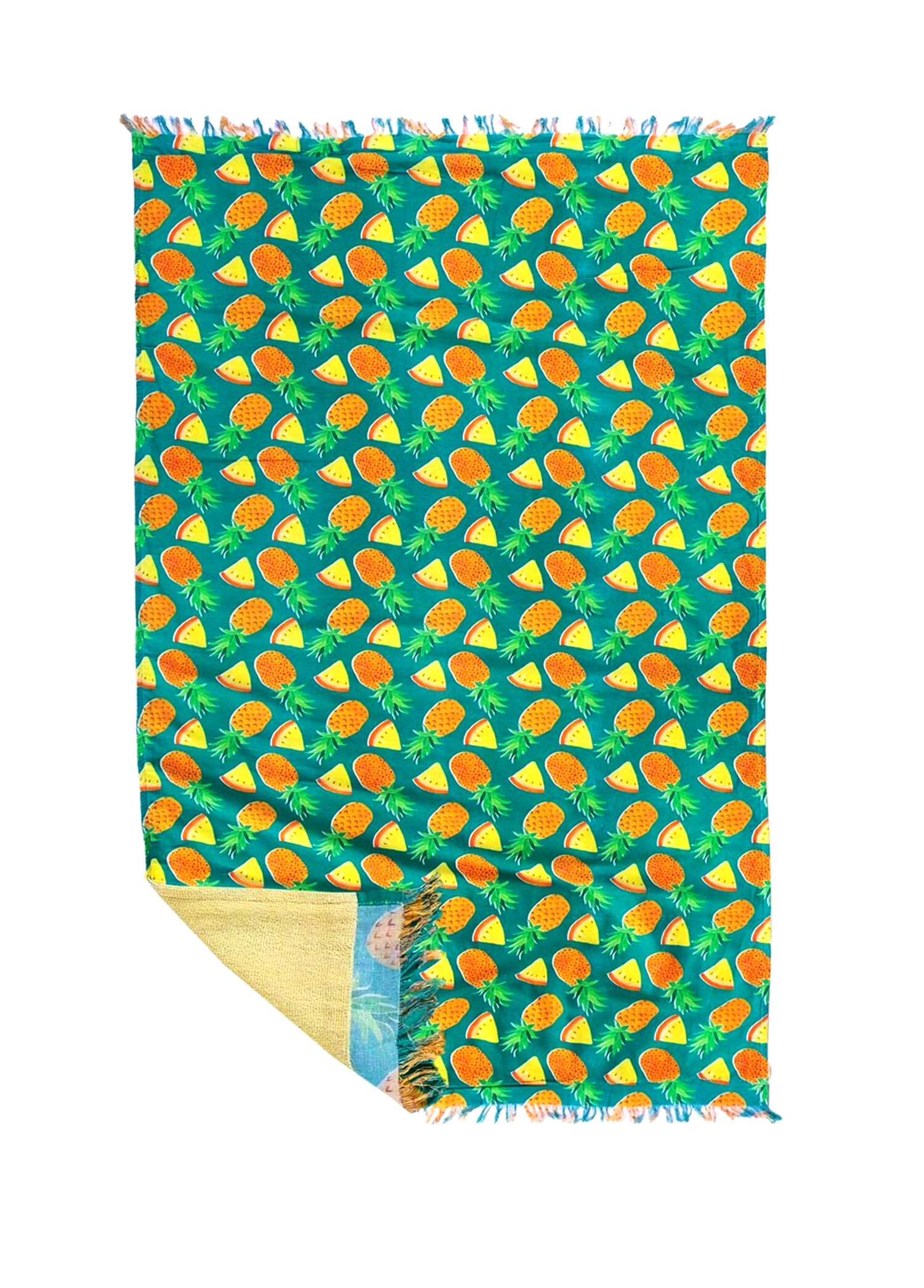Pineapple Kikoy Baskılı Pamuklu Peştemal
