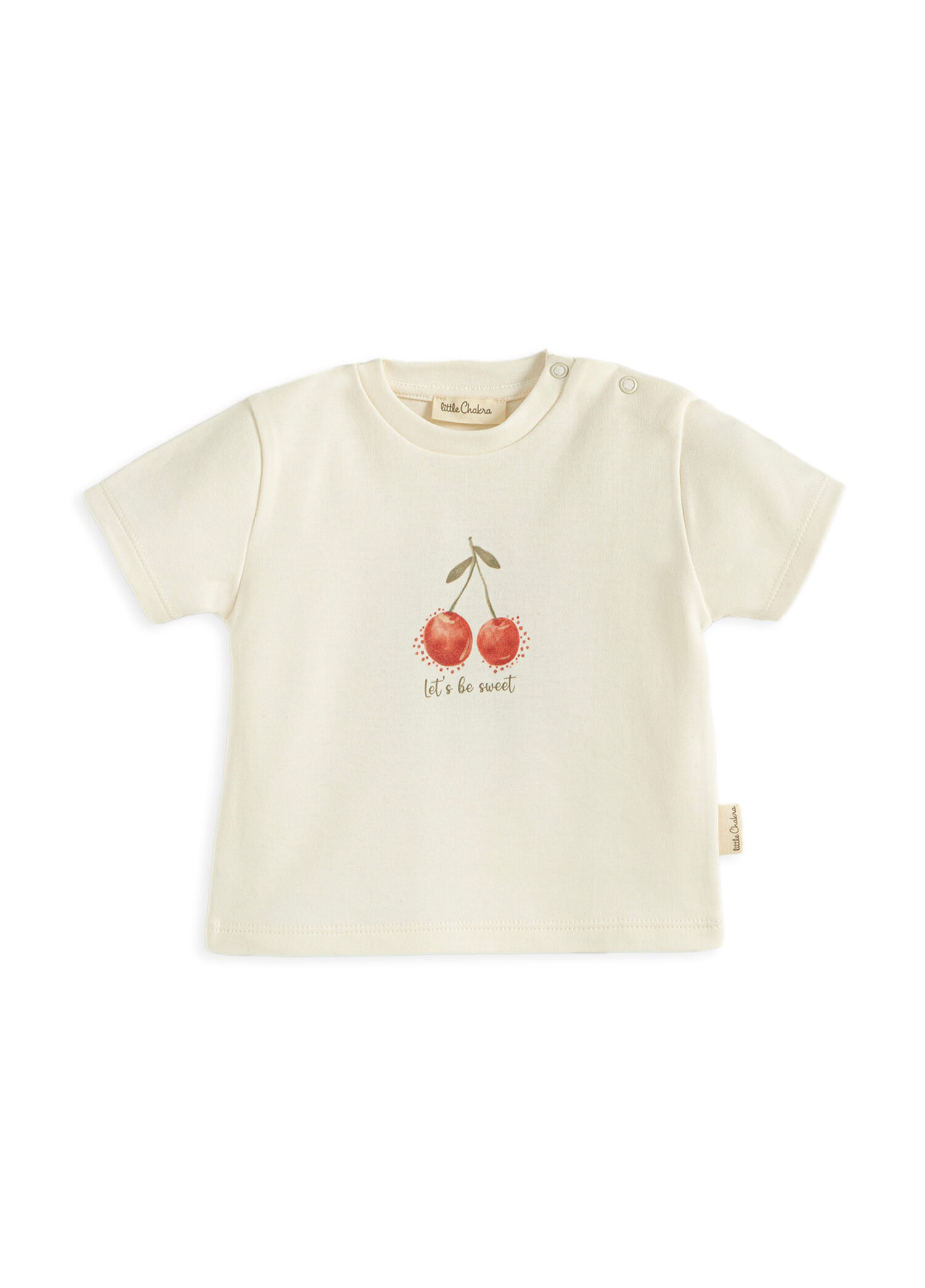 Cherry Boom Vanilya Kısa Kollu Unisex Çocuk T-shirt