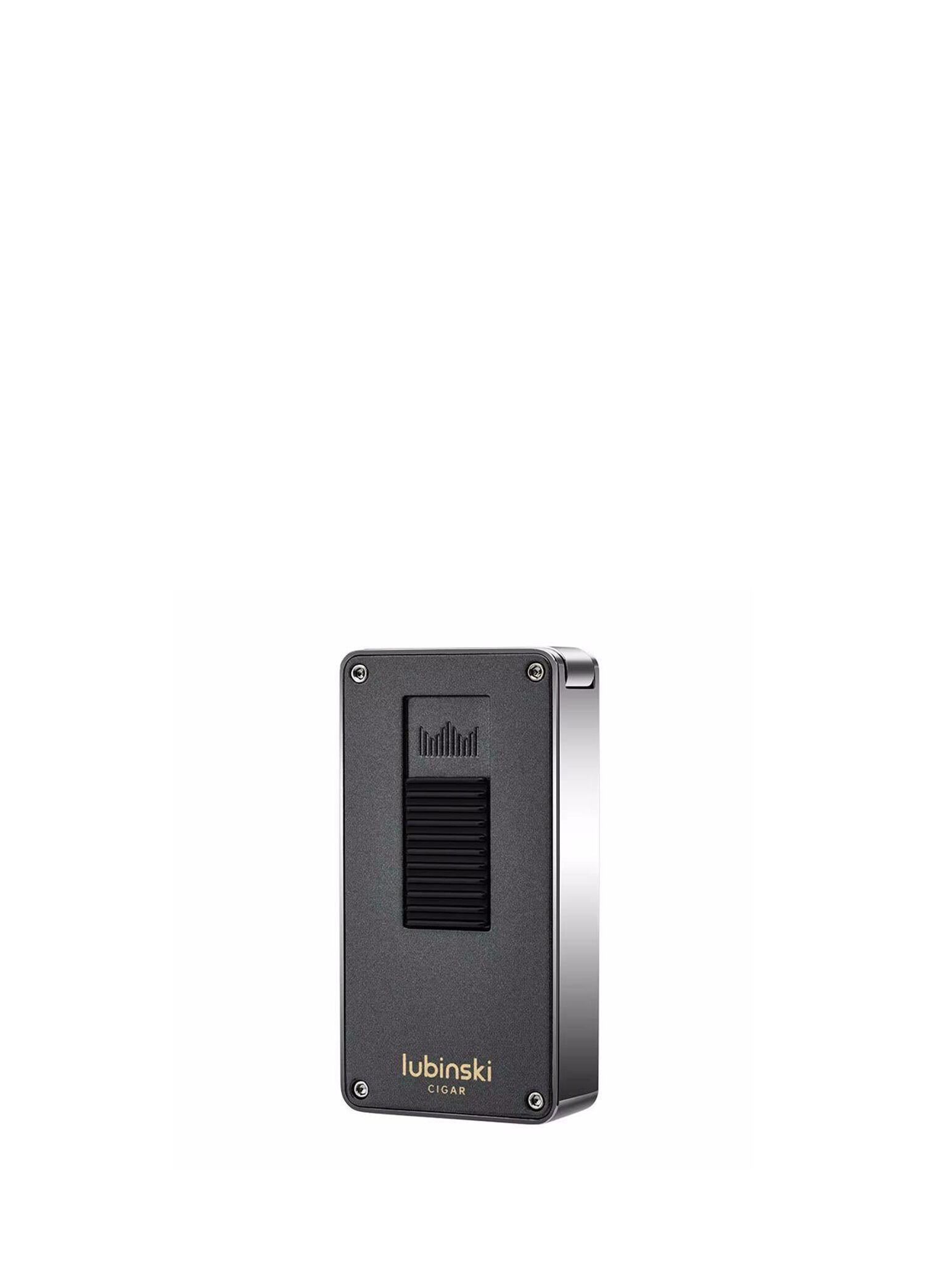 Design Gunmetal Yeni Seri Çift Torch Delicili Puro Çakmağı