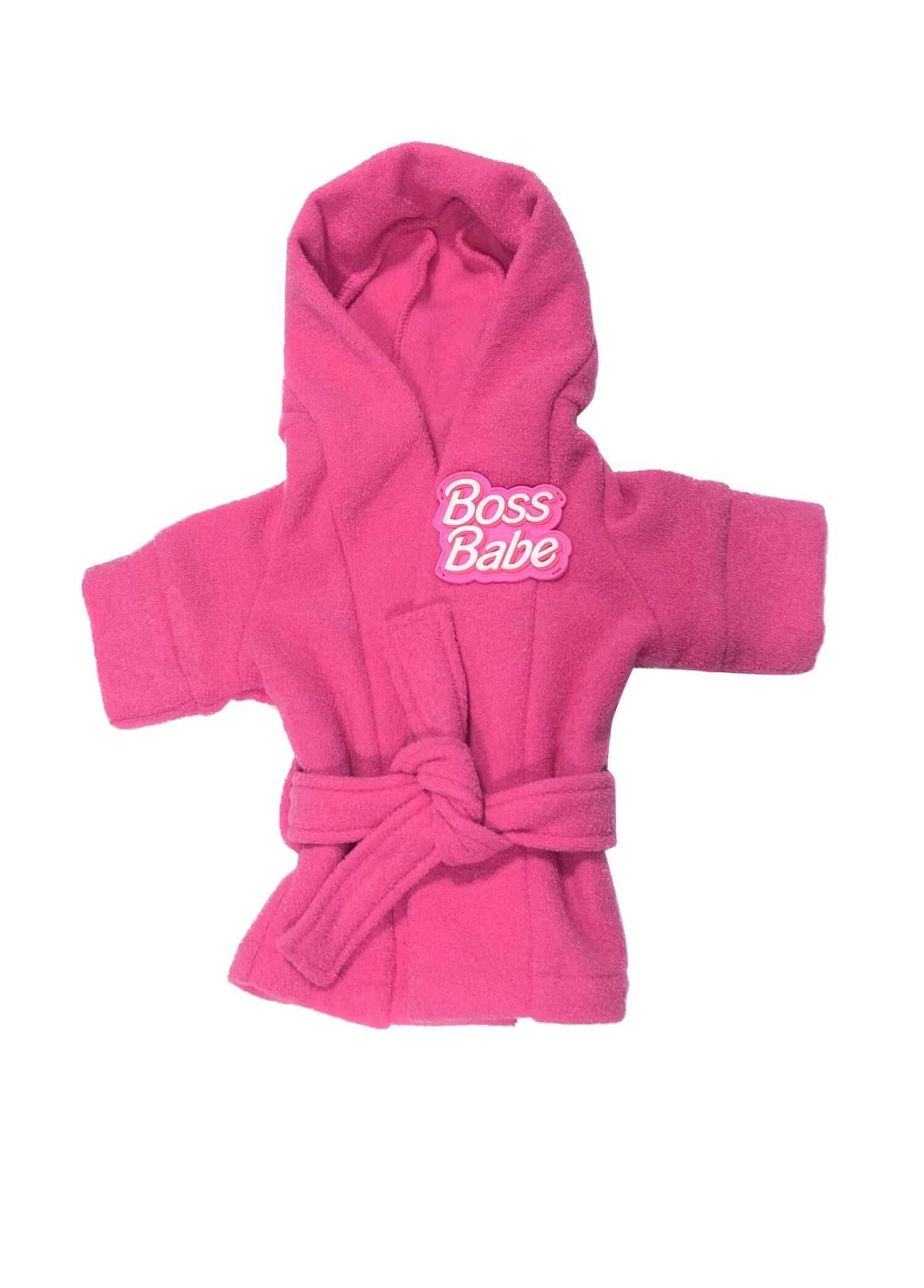 Boss Babe Pembe Kedi Bornozu