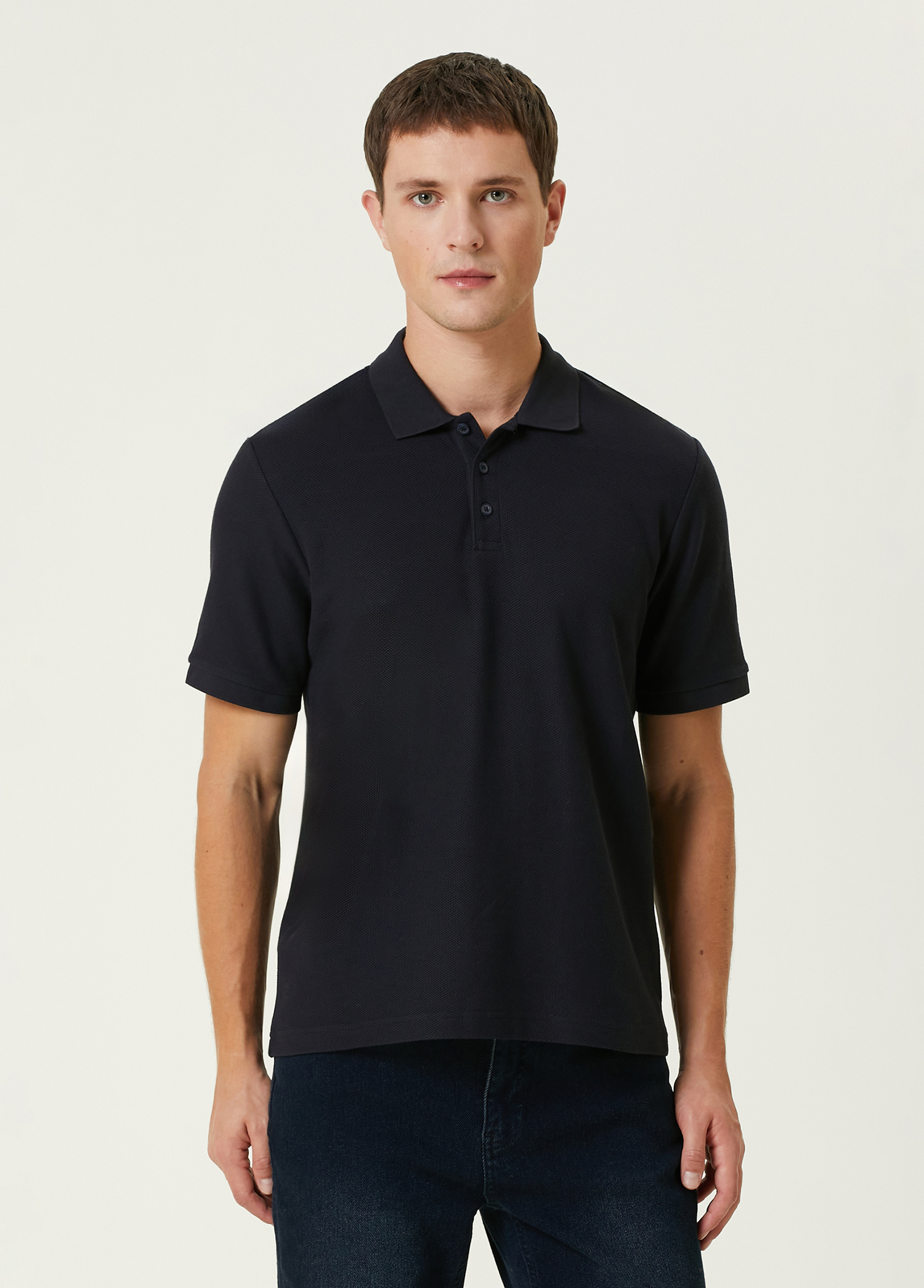 Lacivert Polo T-shirt