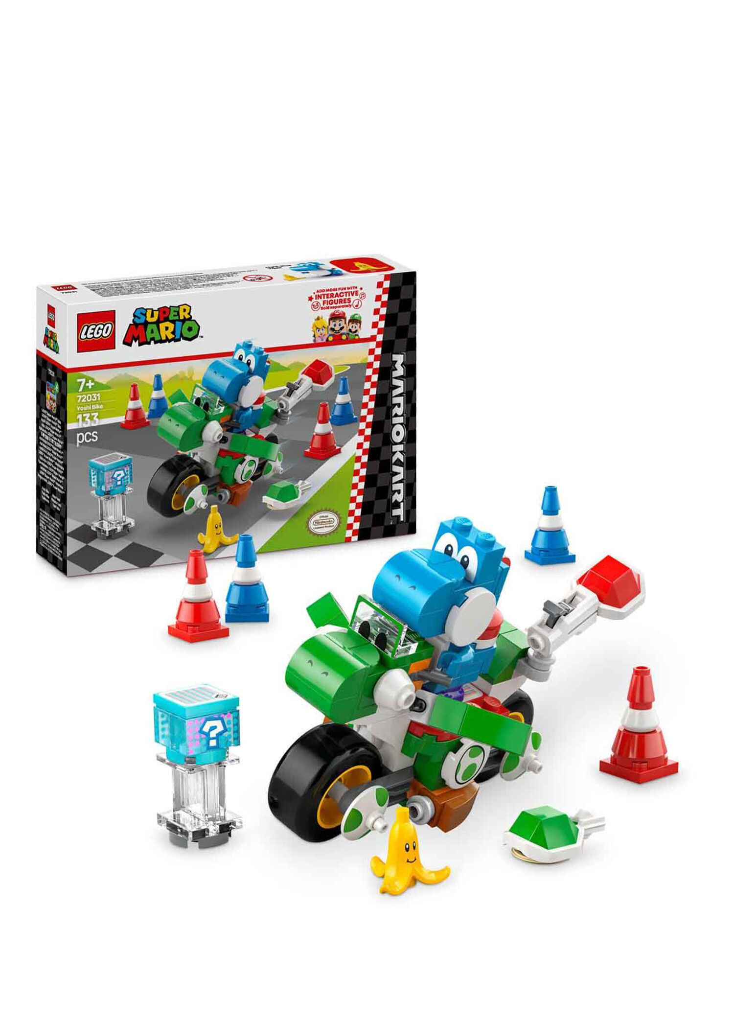 LEGO - Super Mario Mario Kart Yoshi Bike 133 Parça 7+ Yaş Yapı