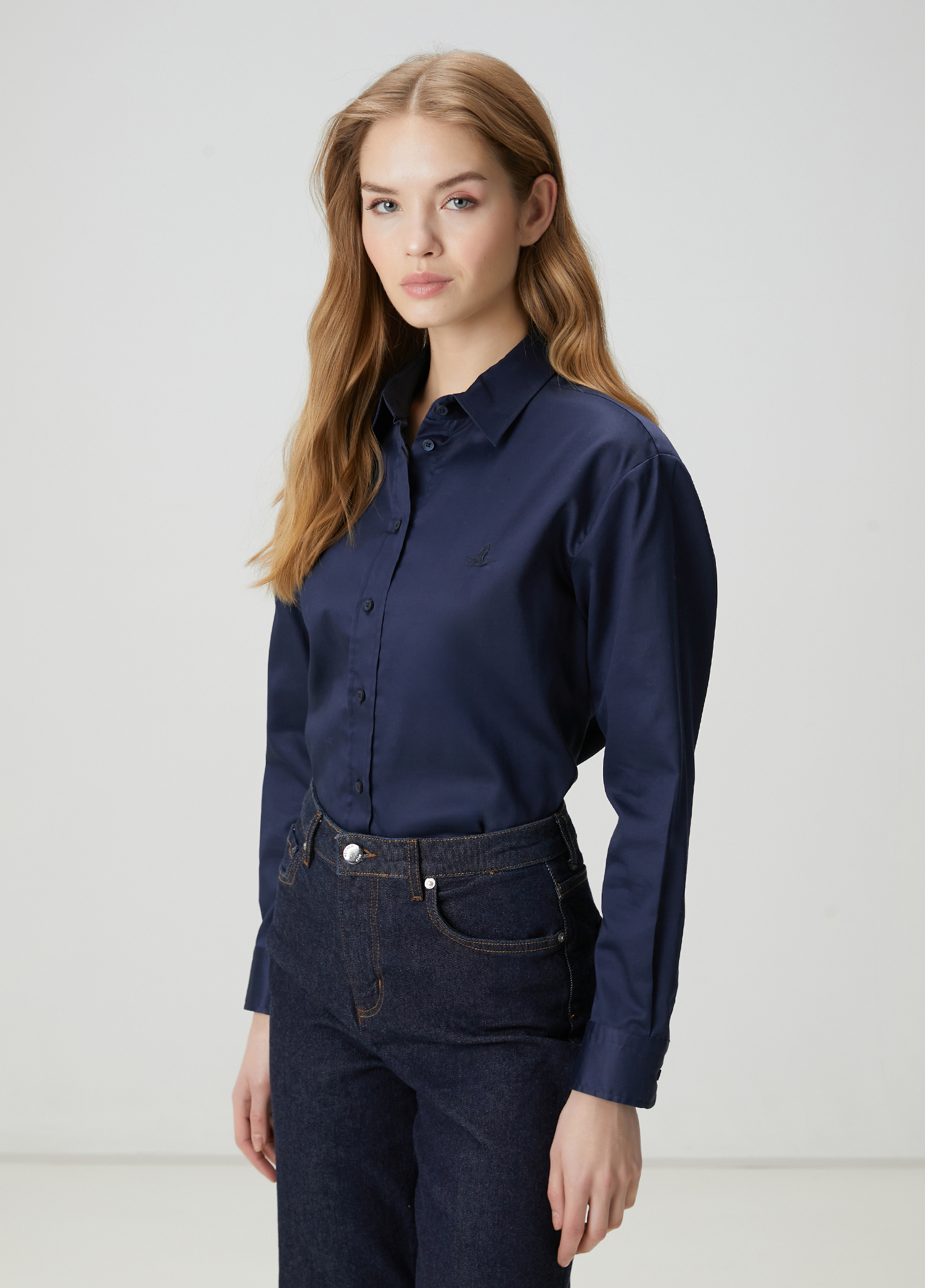 Navy Blue Shirt