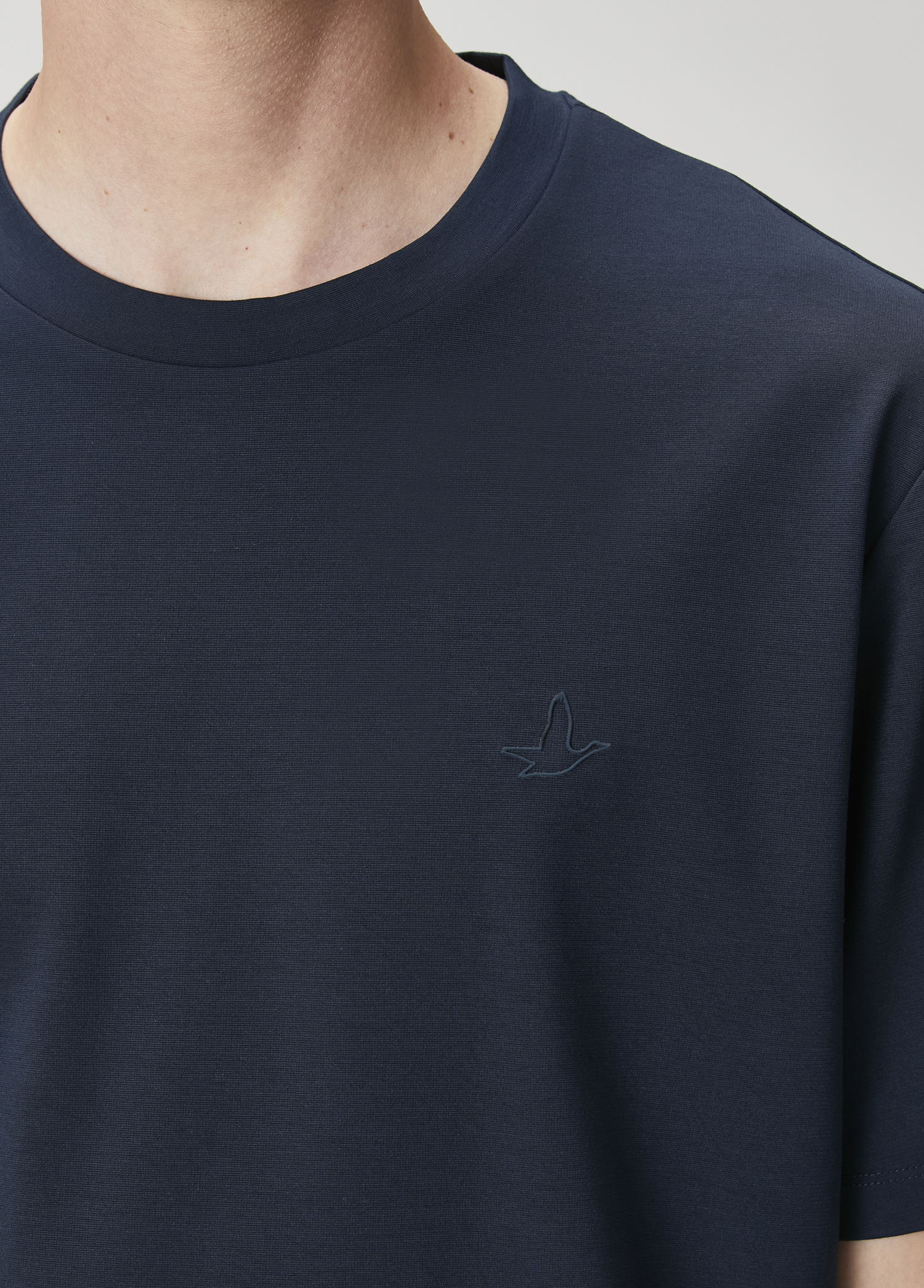 Relax Fit Lacivert T-shirt_5
