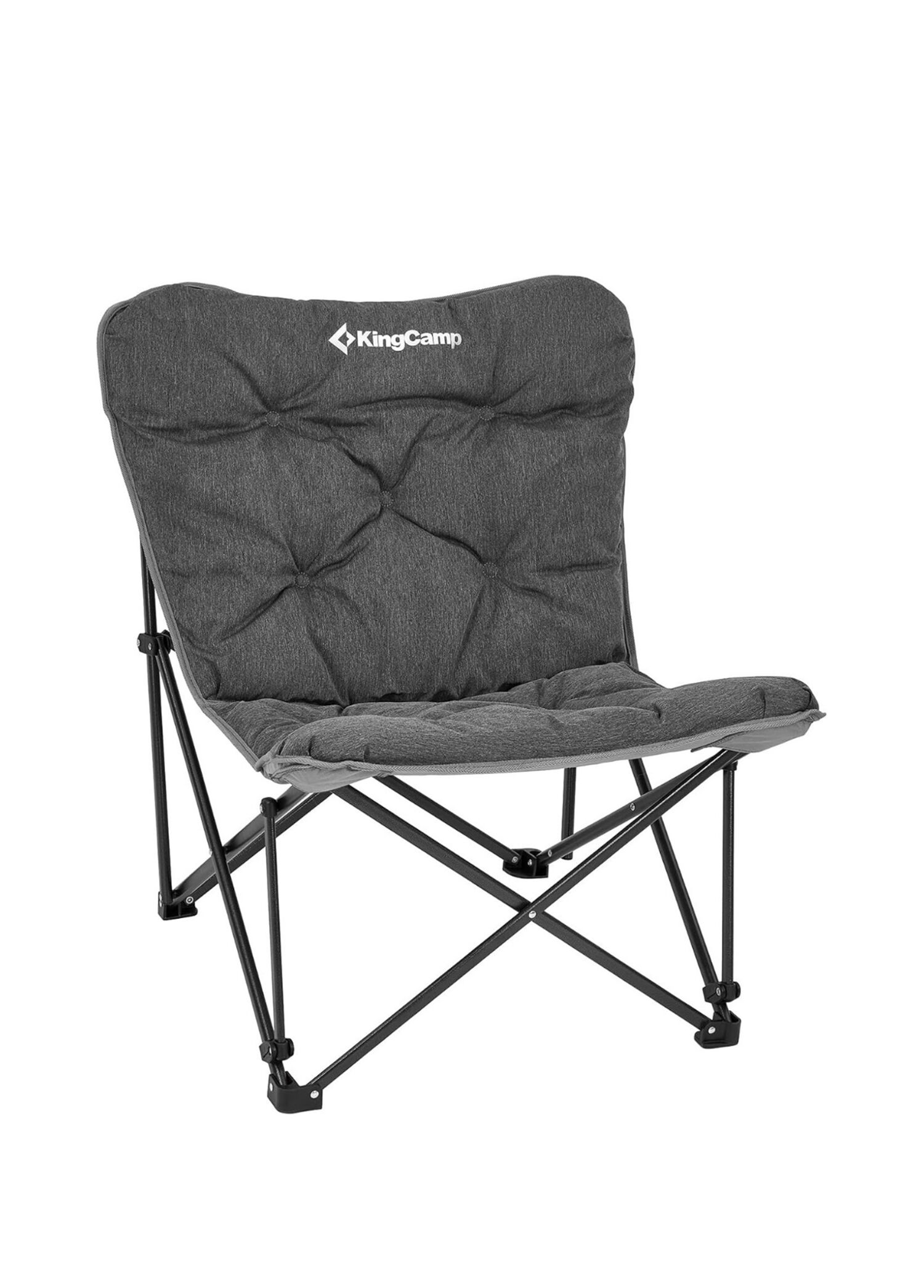 Lemon Lux Grey Ultra Konforlu Katlanır Kamp Sandalyesi