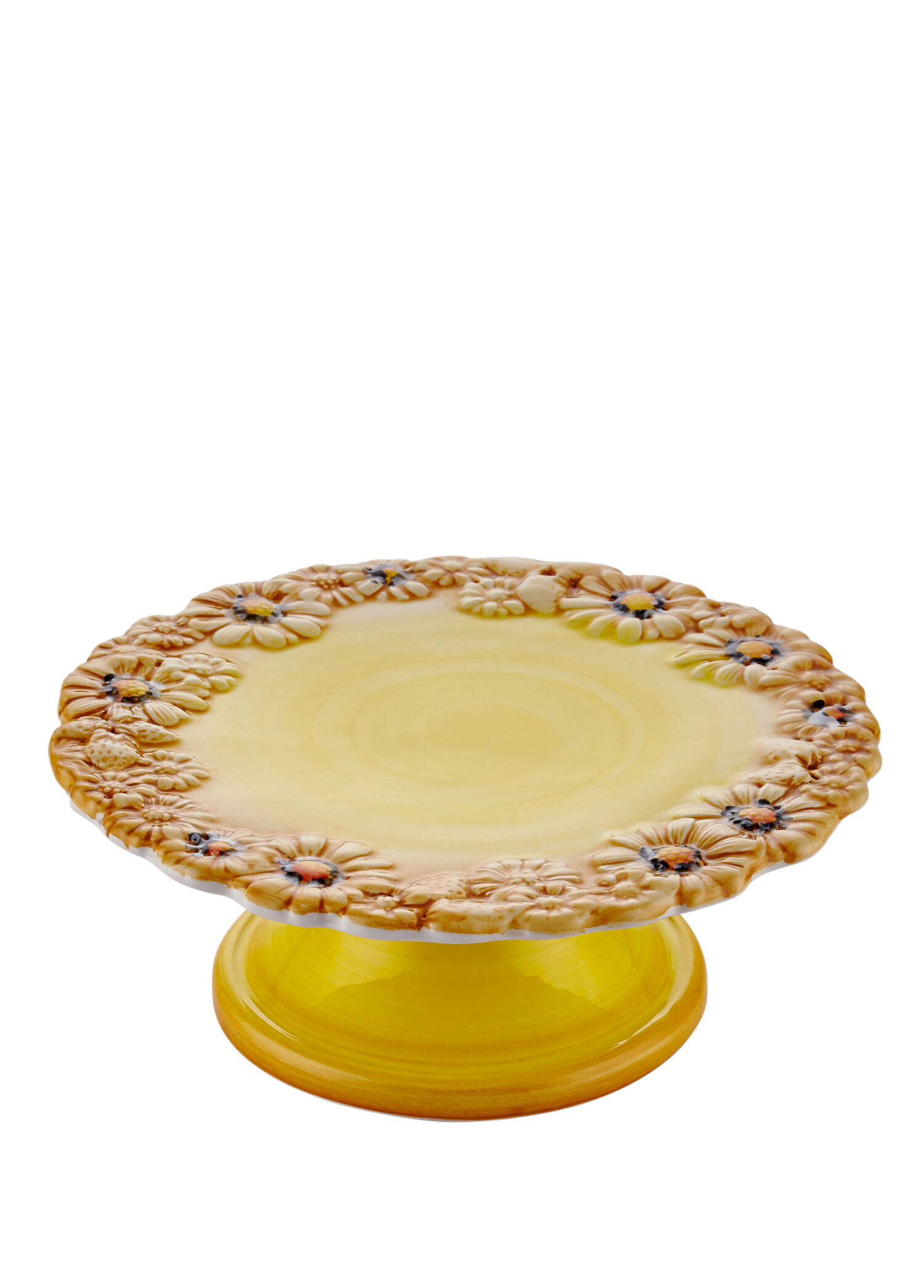 Camomilla Sarı Seramik Mini Kek Standı