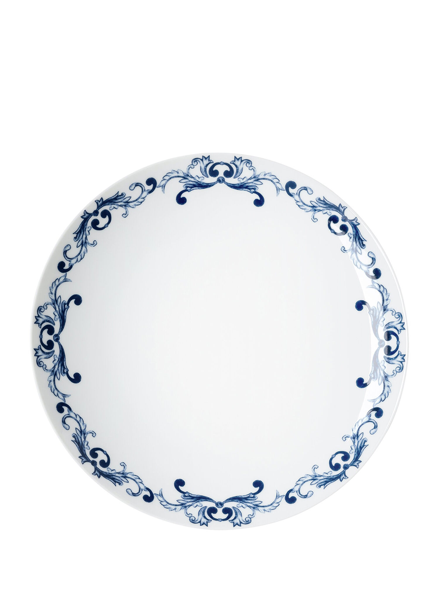 True Blue Mavi Porselen Yemek Tabağı 28 cm