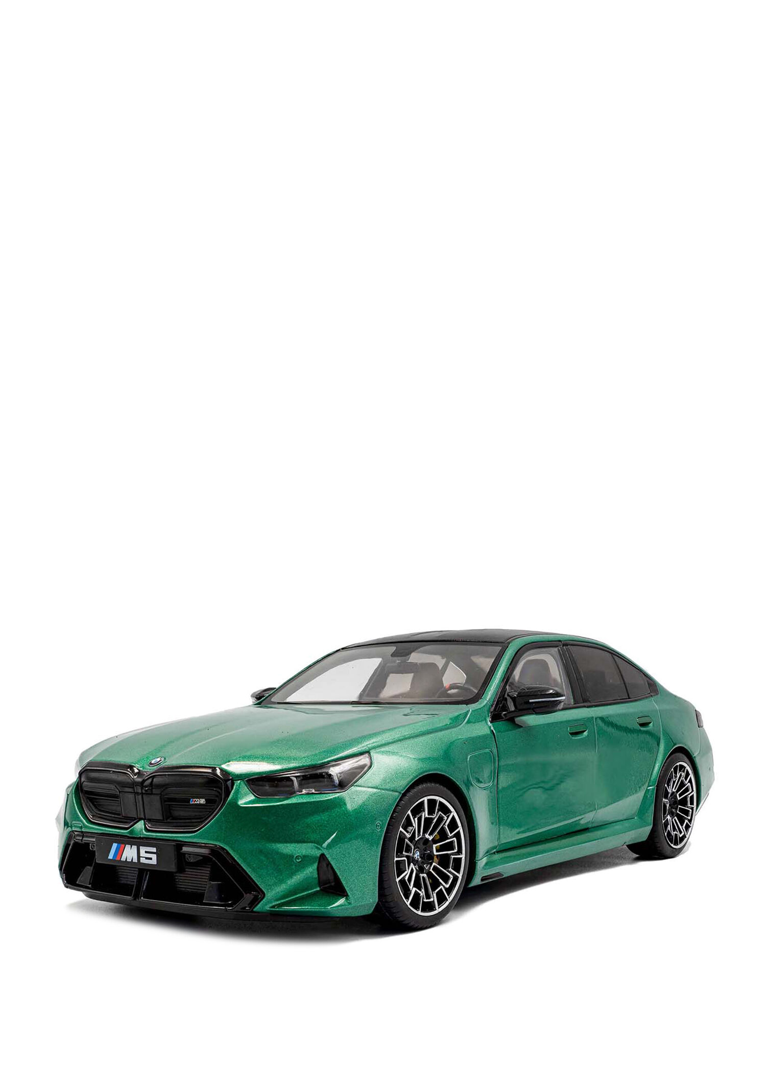 1:18 2025 BMW M5 G90 M Diecast Yeşil Metal Minyatür Model Araba