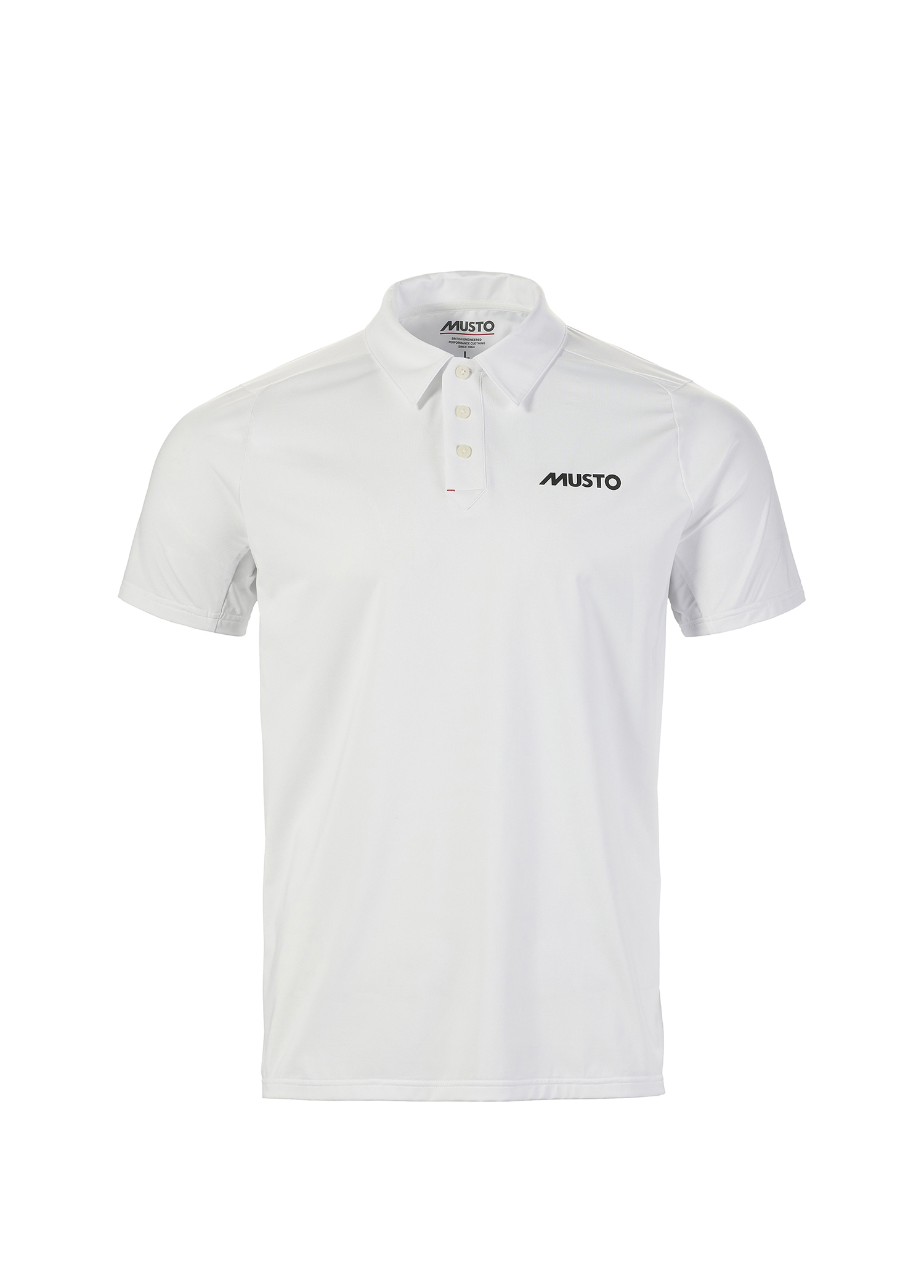 M Lpx Cooling Uv Ss White Polo T-shirt