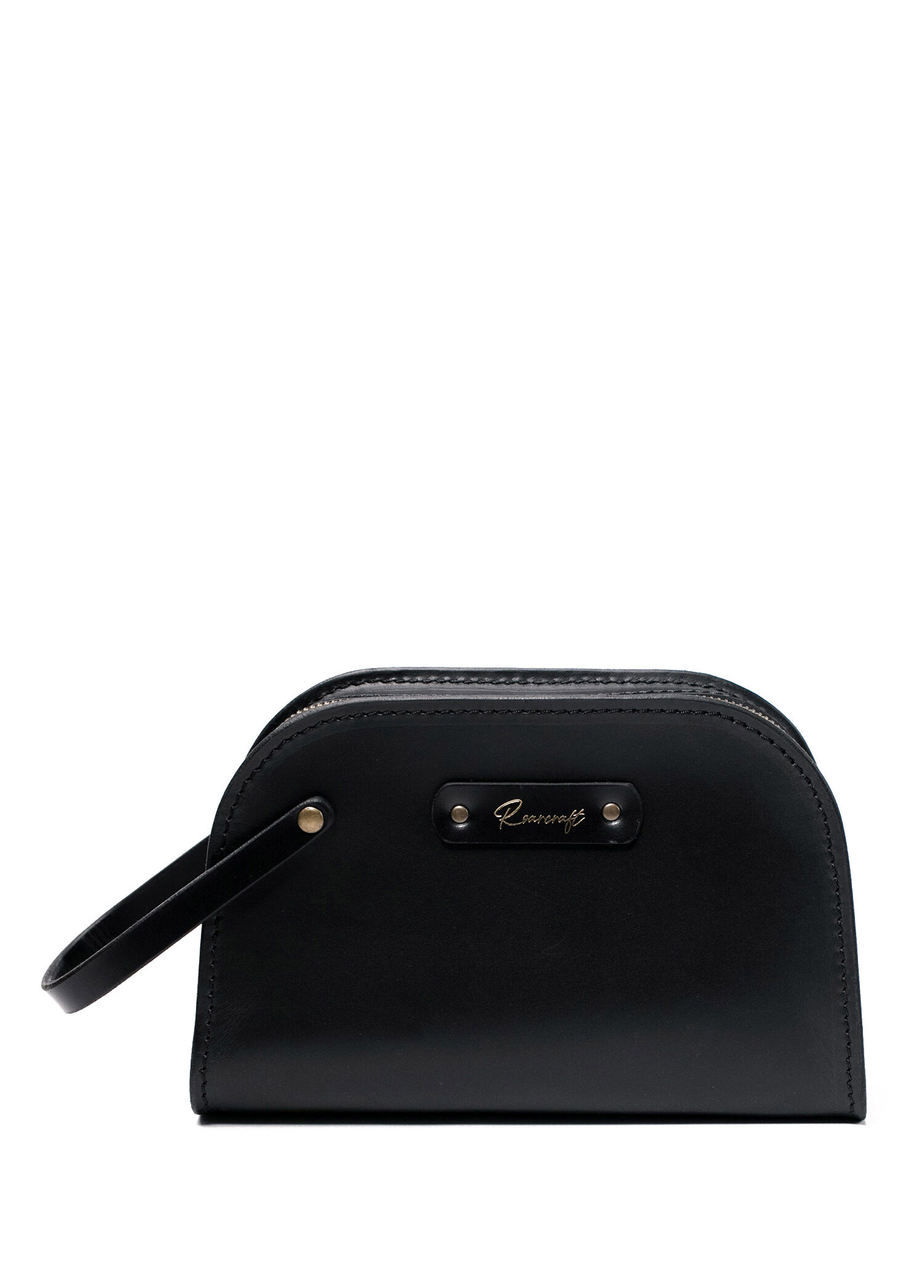 Siyah Deri Erkek Clutch Çanta