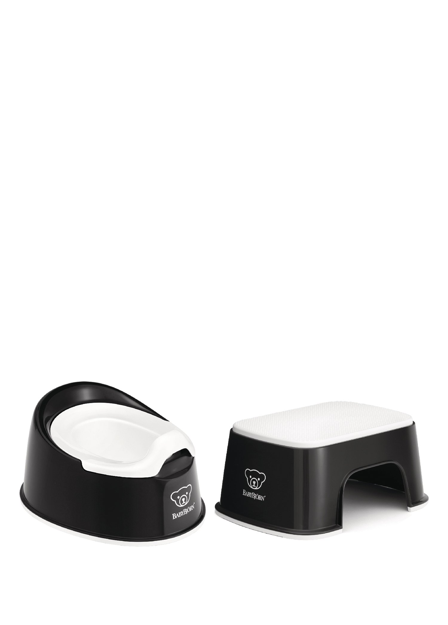 Black White Eğitici Oturak Smart Potty ve Safe Step Banyo Basamağı