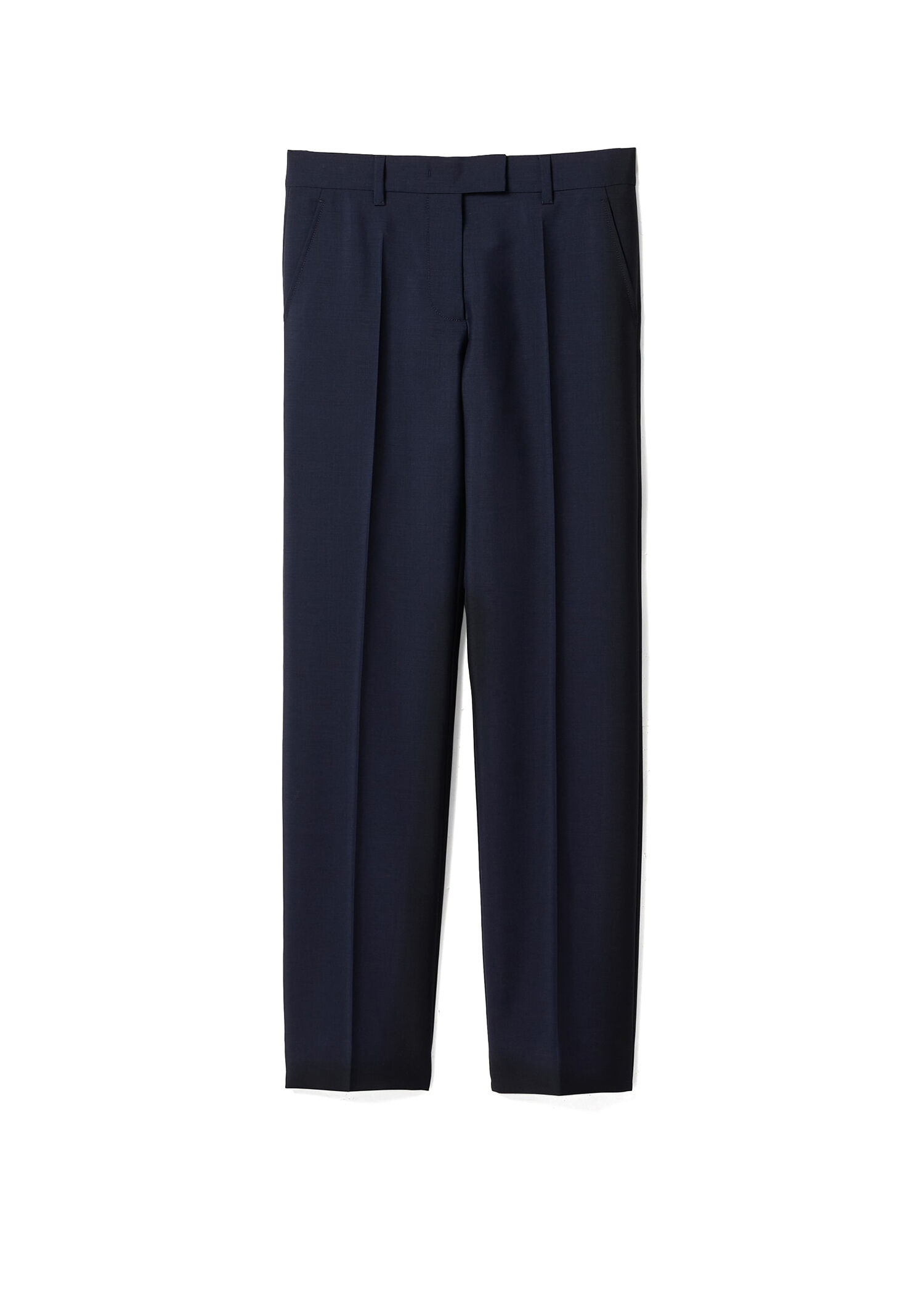 Kid Mohair Mavi Kadın Pantolon