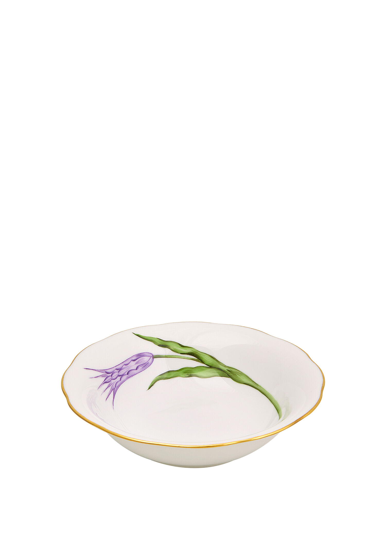 Herend - Lale Desenli Porselen Kase 17 cm - Çok Renkli