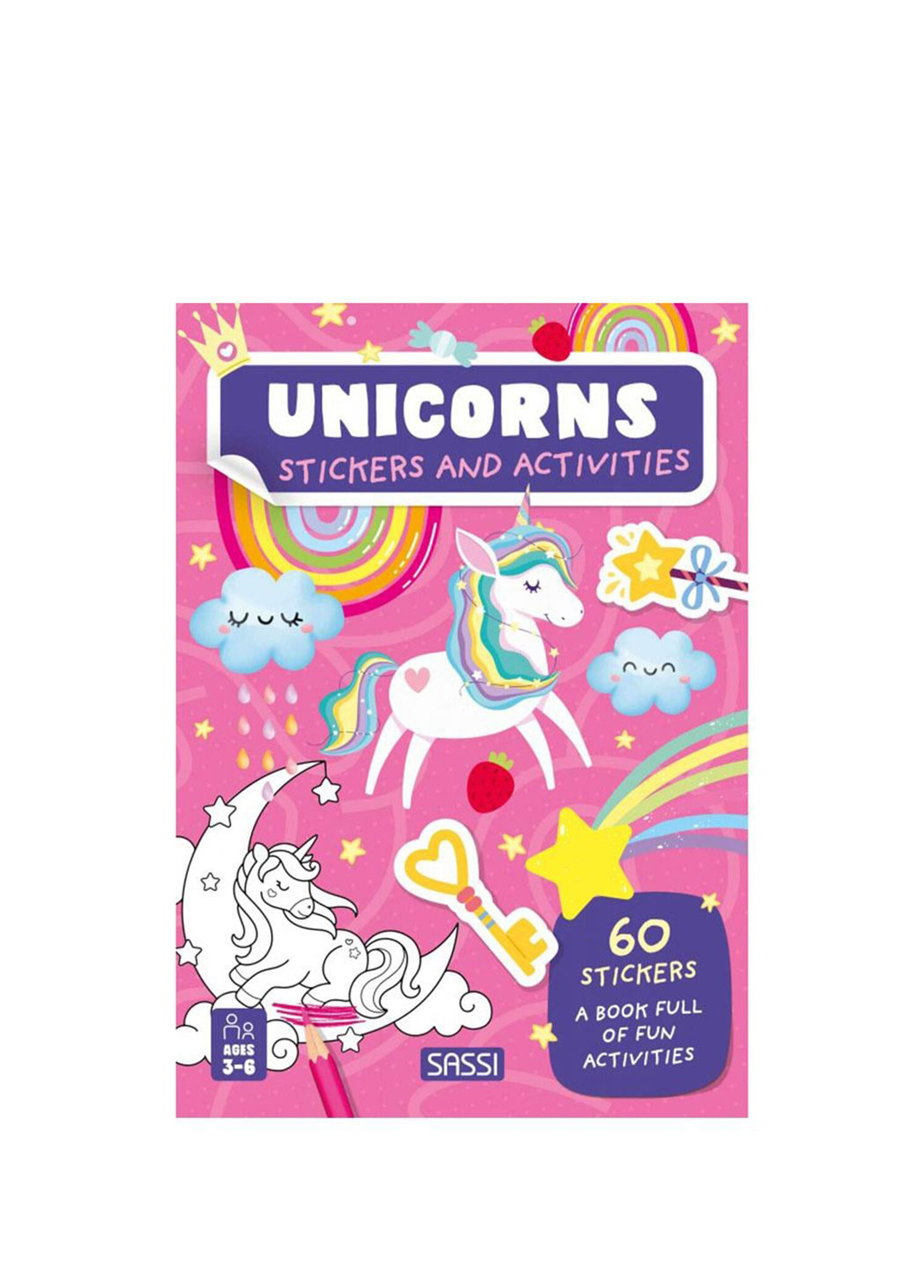 Unicorns - Sticker and Activities Çocuk Yabancı Dil Aktivite Kitabı