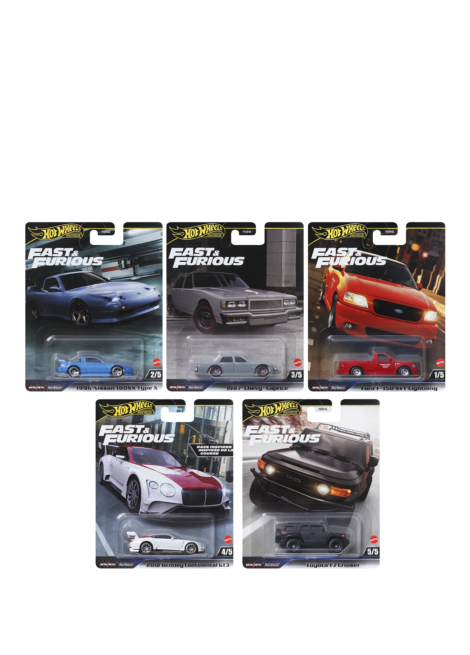 HW Fast & Furious 5 pack | bol