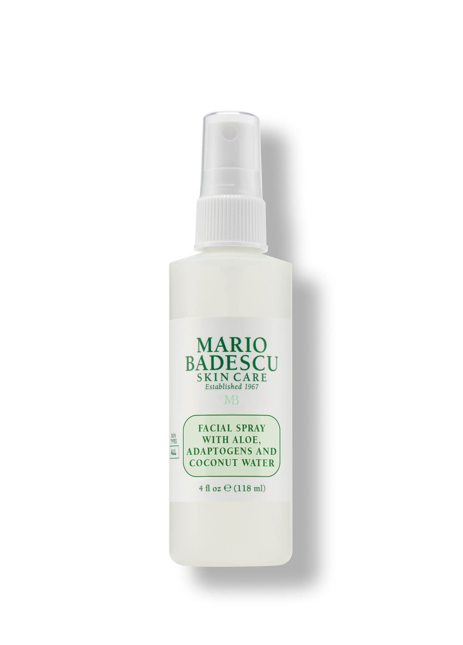 Facial Spray Aloe Adaptogens Coconut Water 118ml