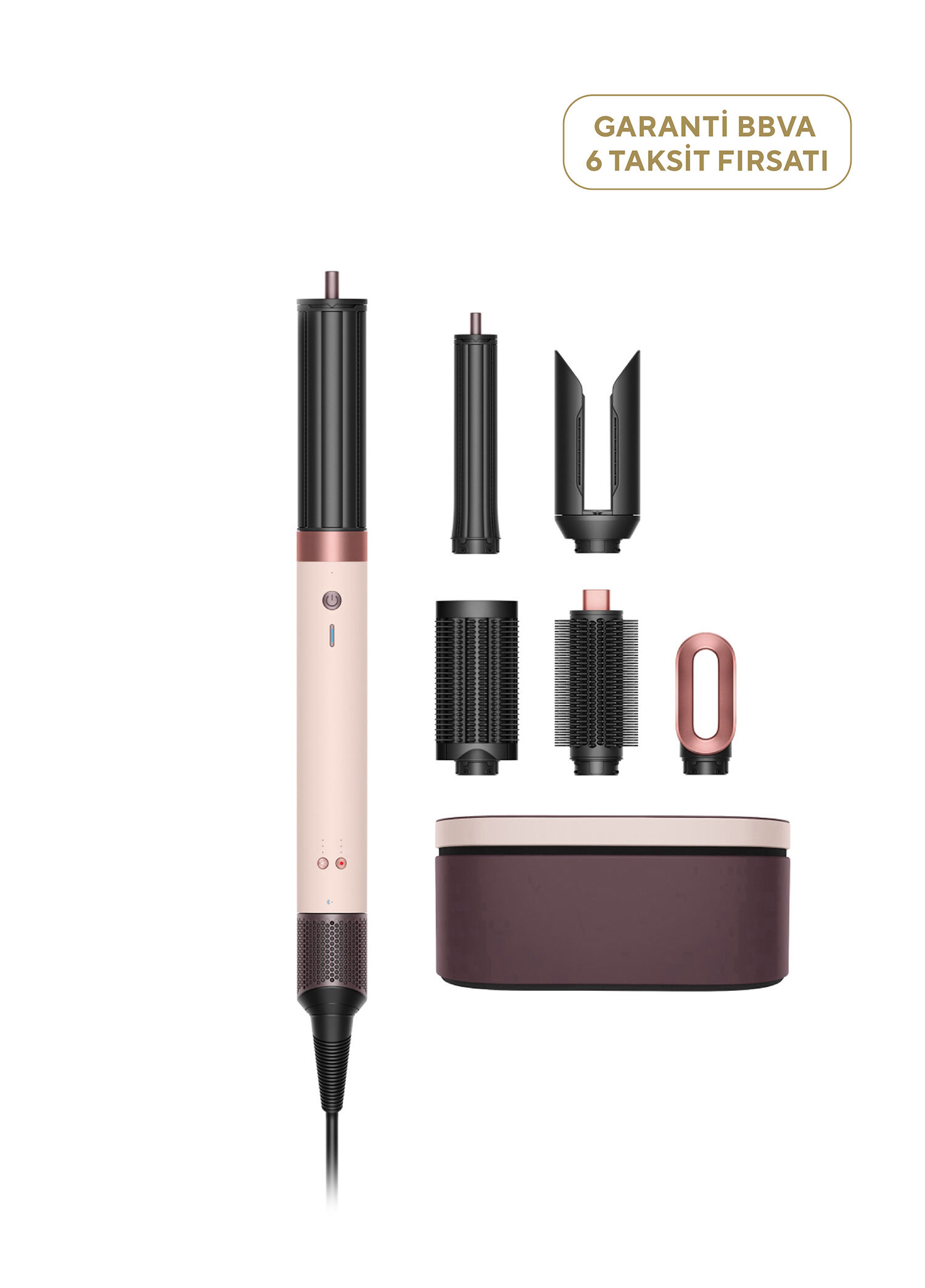 Airwrap Co-anda 2x™ Saç Şekillendirme ve Kurutma Seti (Ceramic Pink)