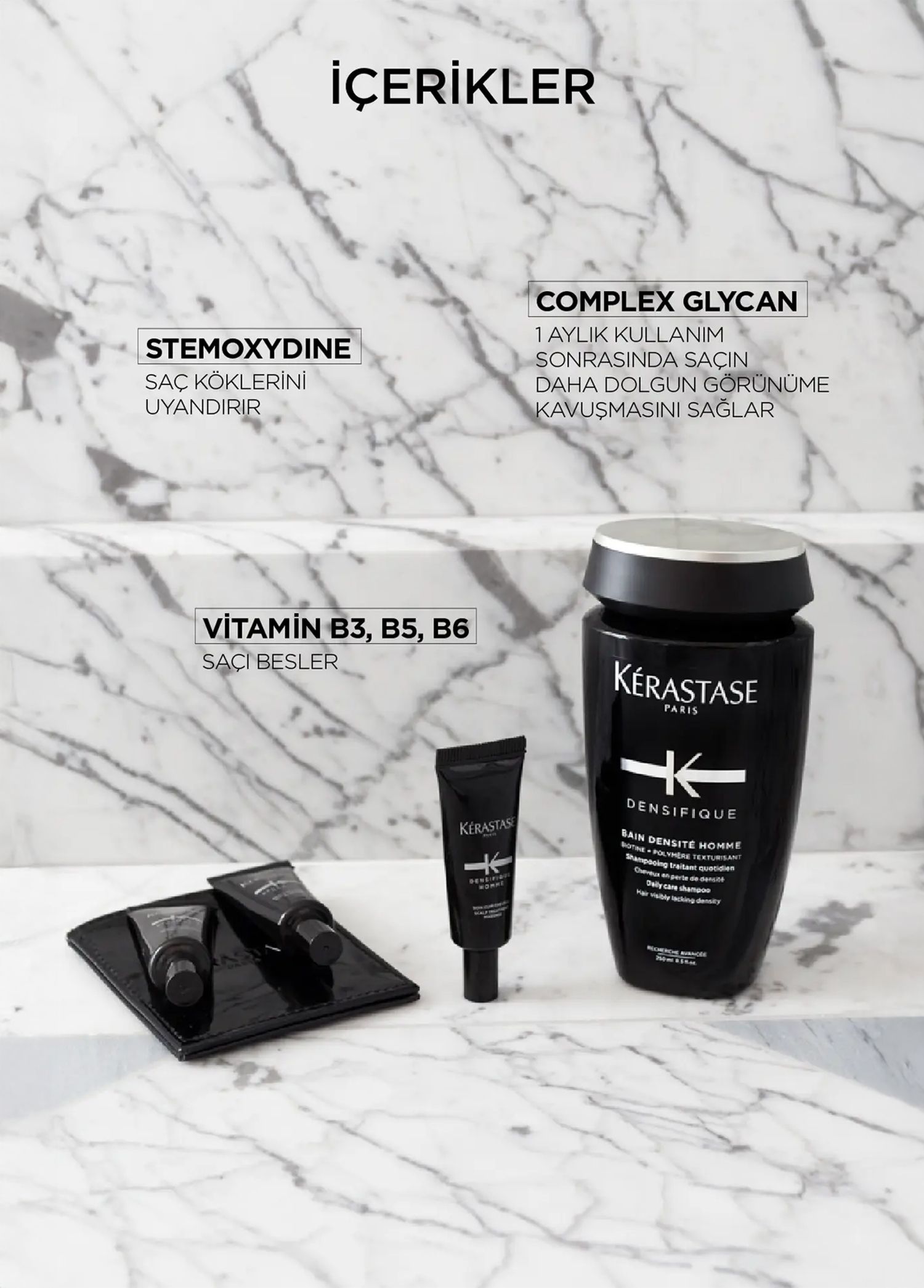 Kerastase - Densifique Homme Thickening Shampoo for Men 250 ml +