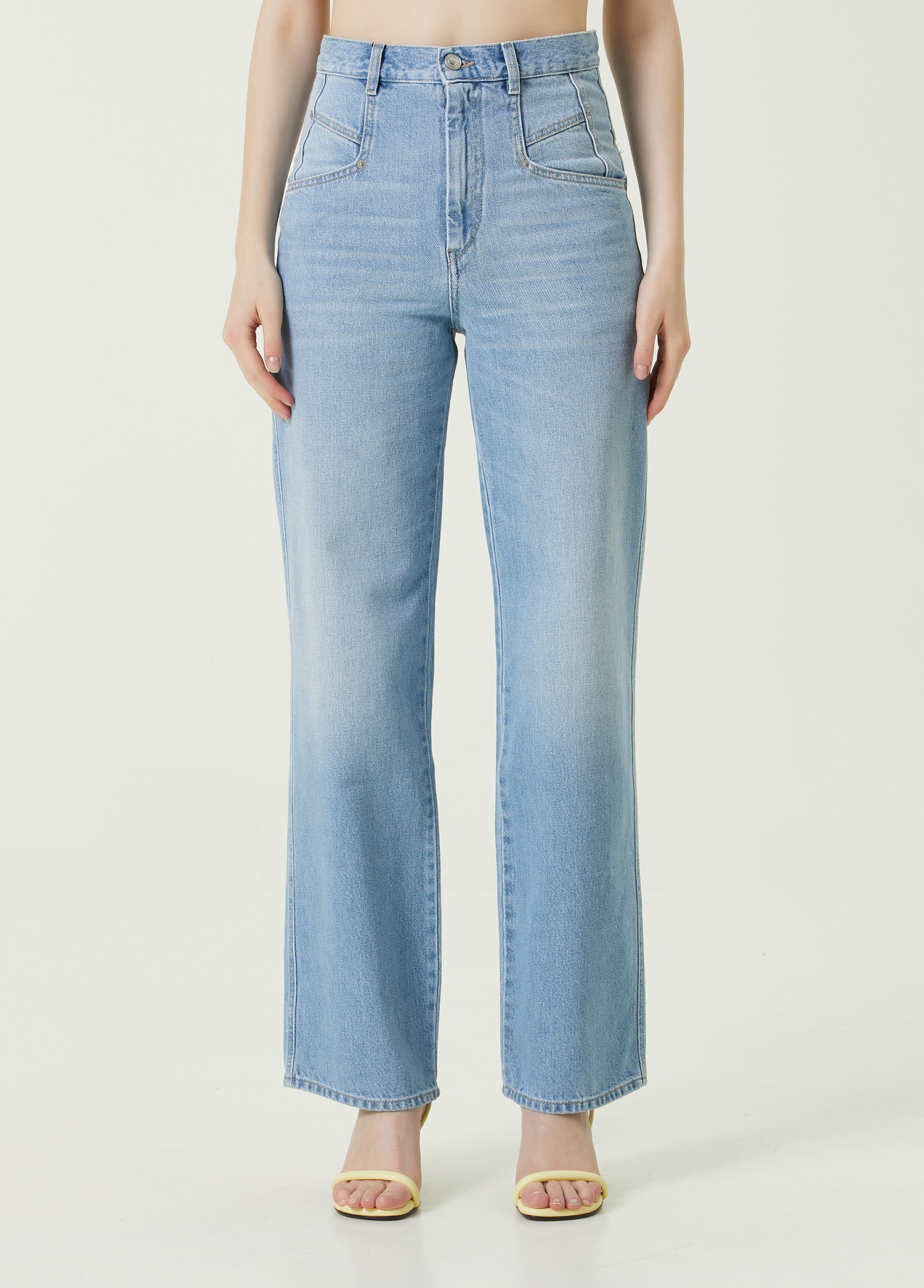 Isabel Marant - Dileskoa Blue Wide Leg Jeans