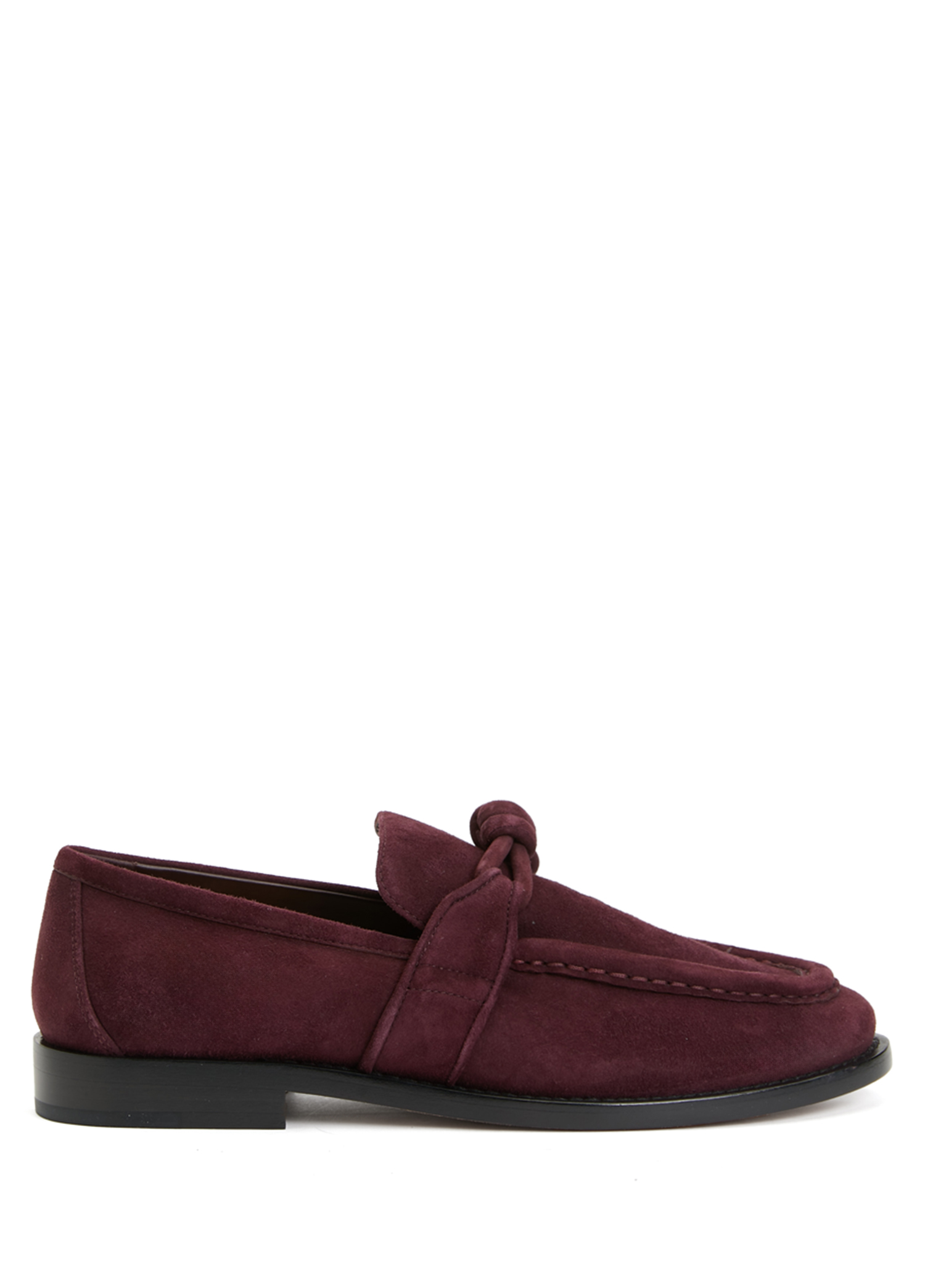 Bordo Kadın Deri Loafer