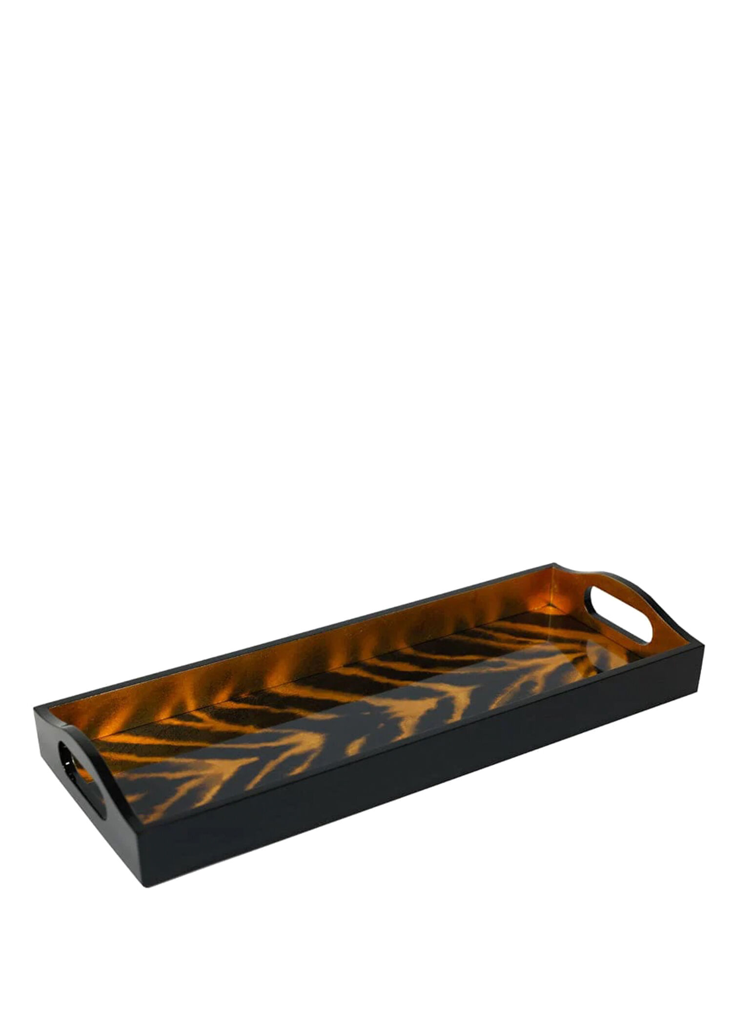 Go Wild Lacquer Ahşap Bar Tepsisi
