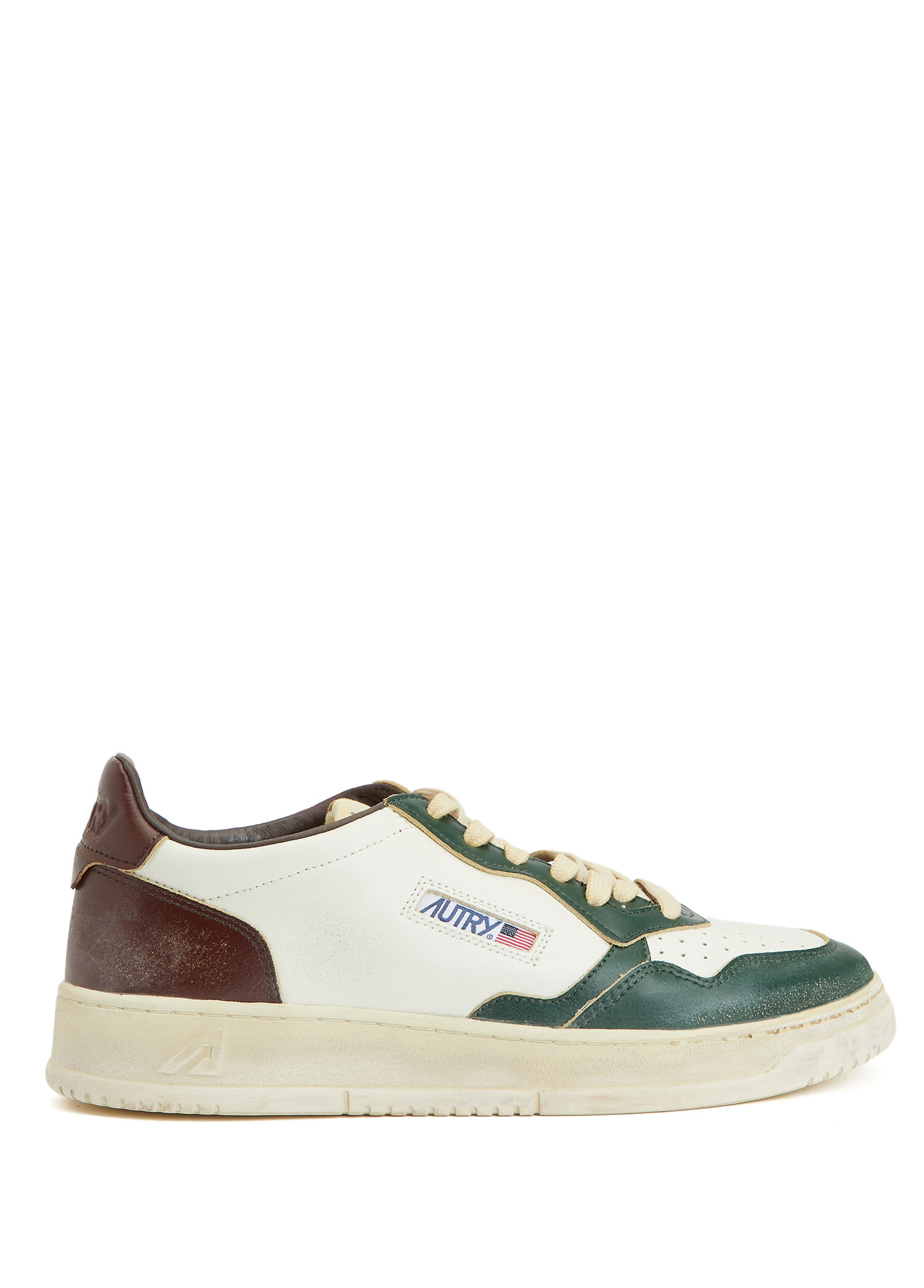 Autry - Medalist Super Vintage Erkek Deri Sneaker - Çok Renkli