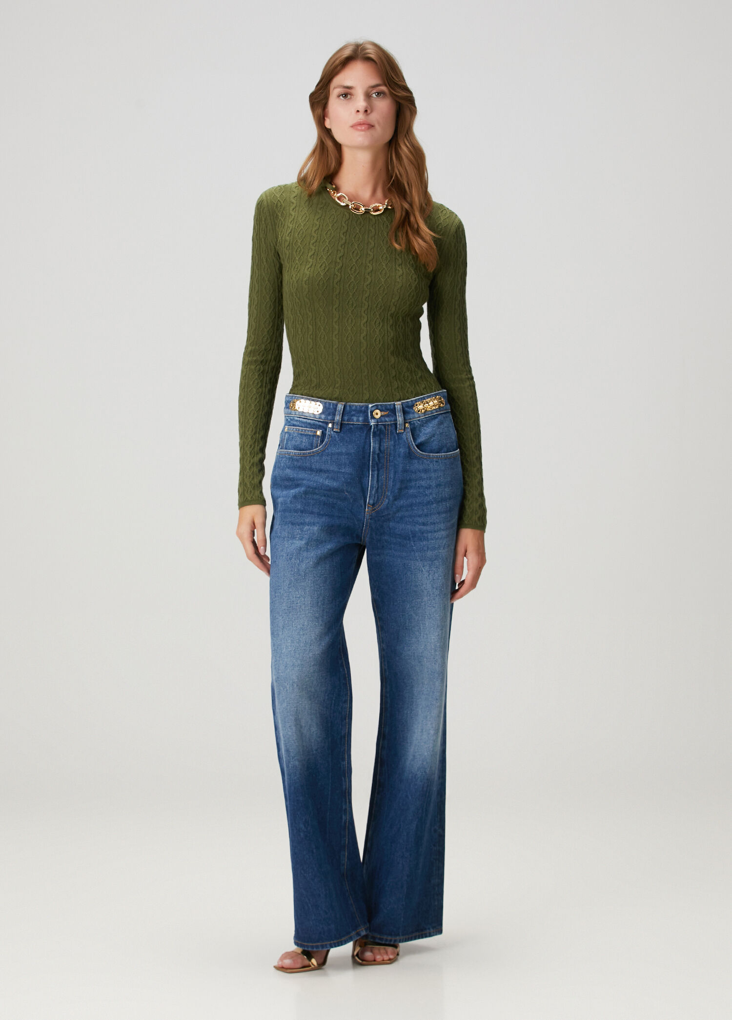 Mavi Baggy Jean Pantolon