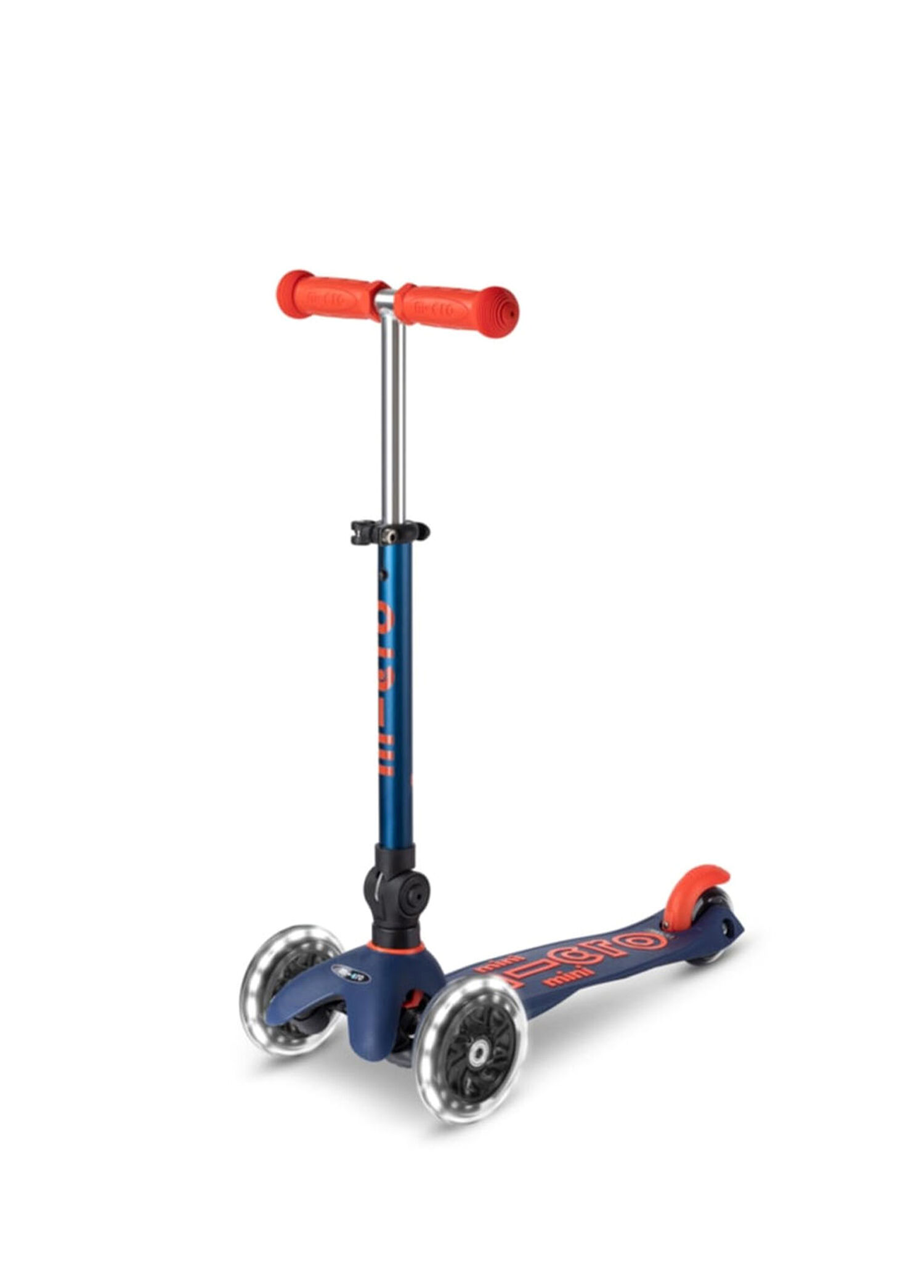 Mini Deluxe Foldable LED Işıklı Katlanabilir 3 Tekerlekli 2-5 Yaş Çocuk Scooter