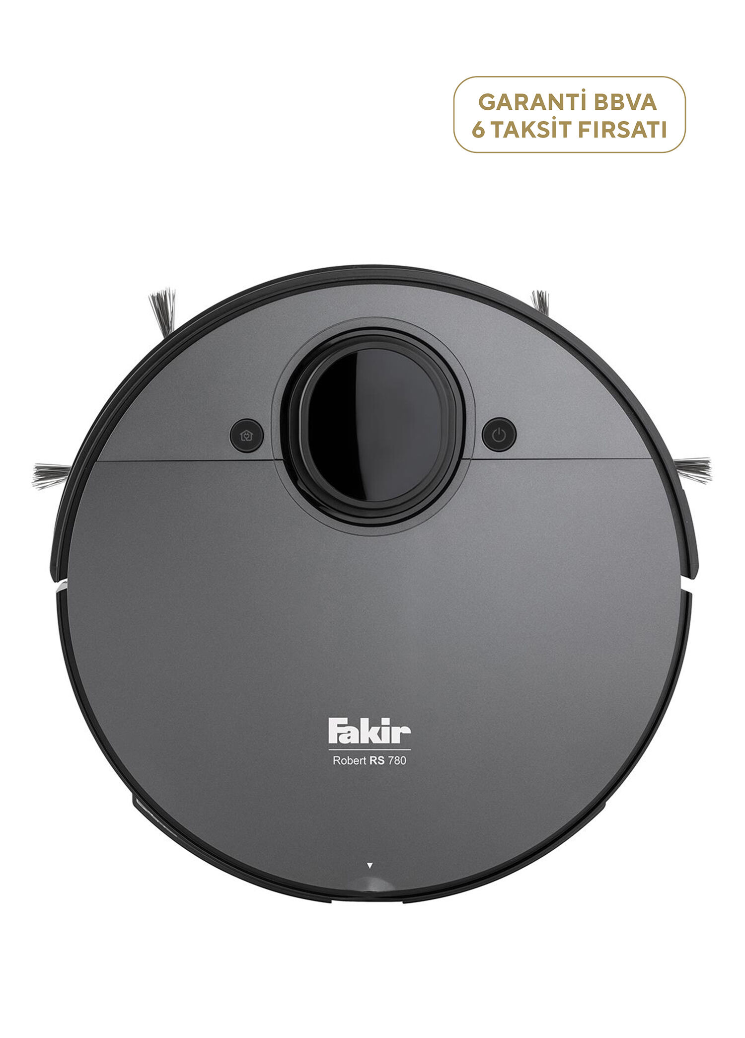 Robert RS 780 Islak ve Kuru Titreşim Moplu Akıllı Robot Süpürge
