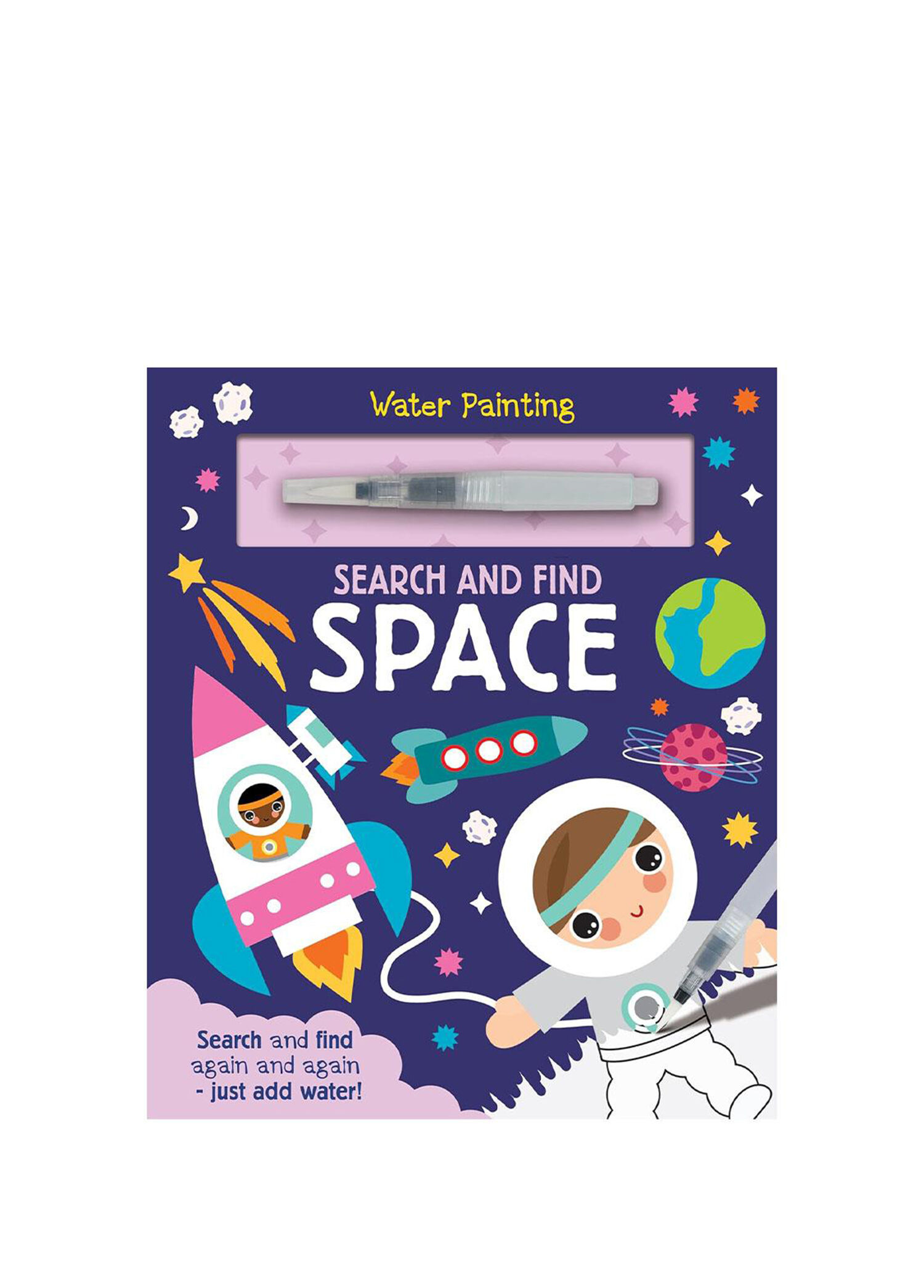 Water Painting Search And Find Space Çocuk Yabancı Dil Aktivite Kitabı