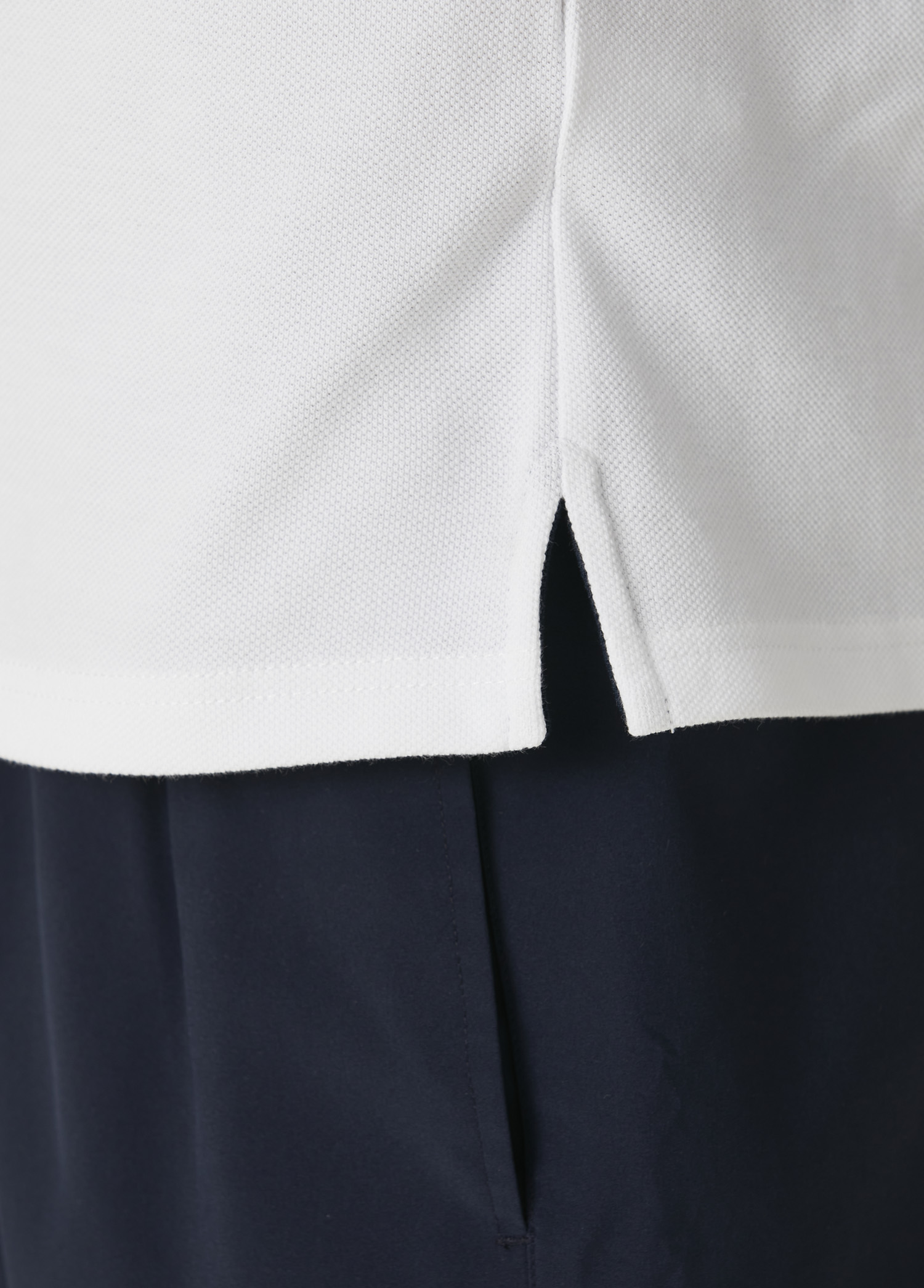 Comfort Fit Beyaz Polo Yaka T-shirt_6