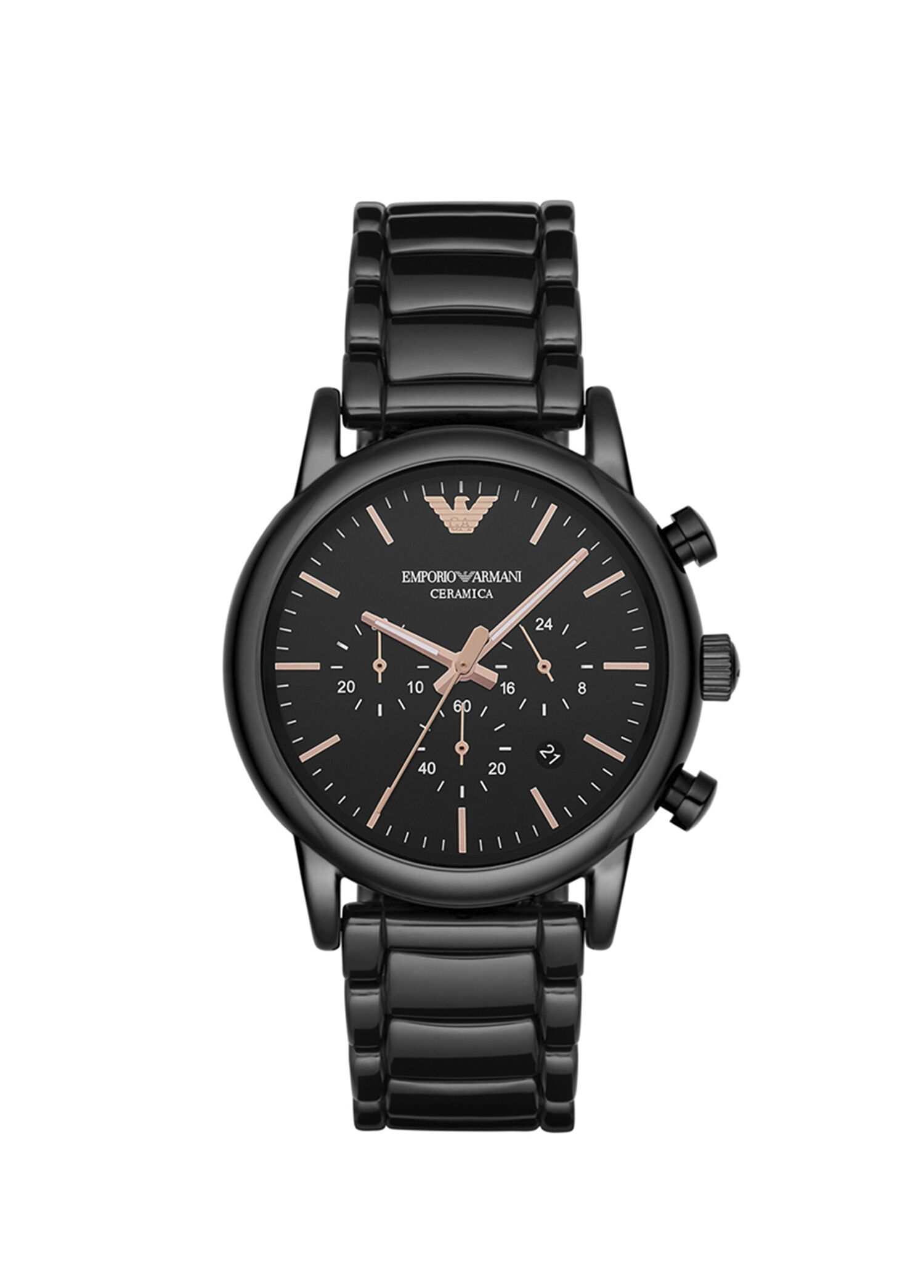 AR1509 Siyah Çelik Erkek Kol Saati