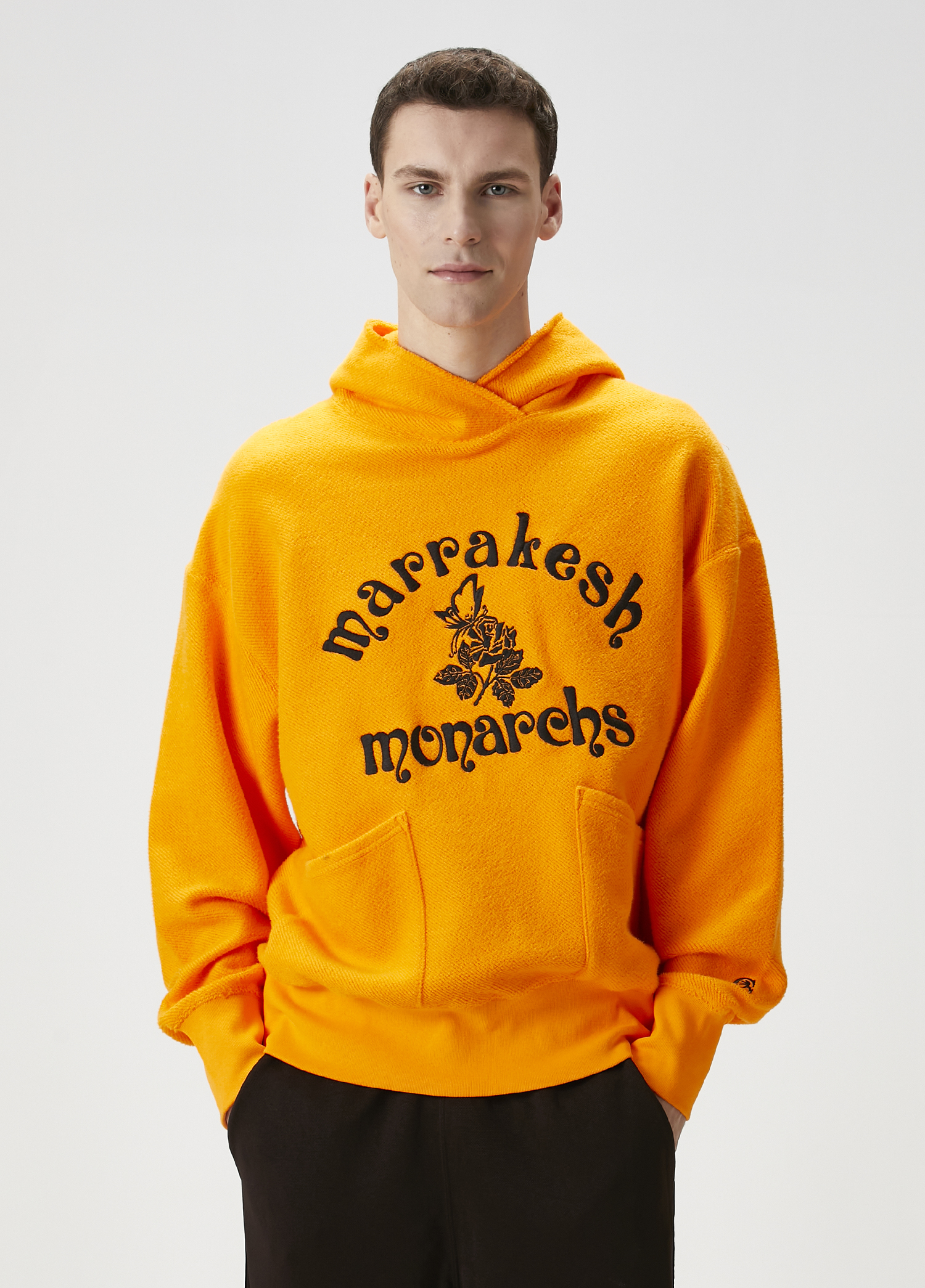 Turuncu Kapüşonlu Sweatshirt