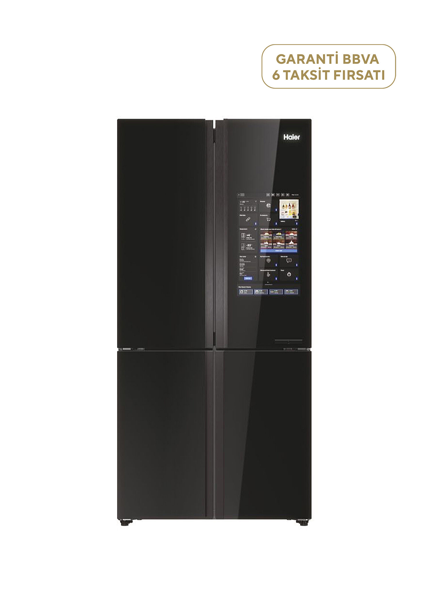 HCW9919ESGB Gardırop Tipi  Wi-Fi Bağlantılı No Frost Buzdolabı 586 Lt