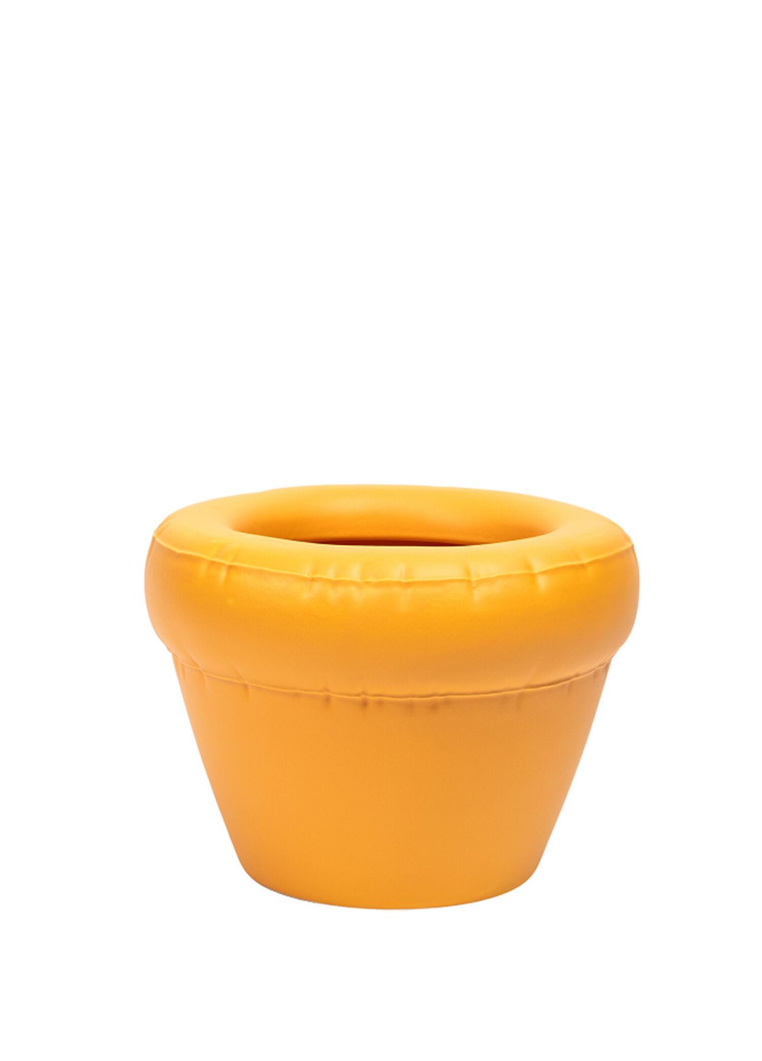 Pierre Yolk Matte Sarı Seramik Saksı
