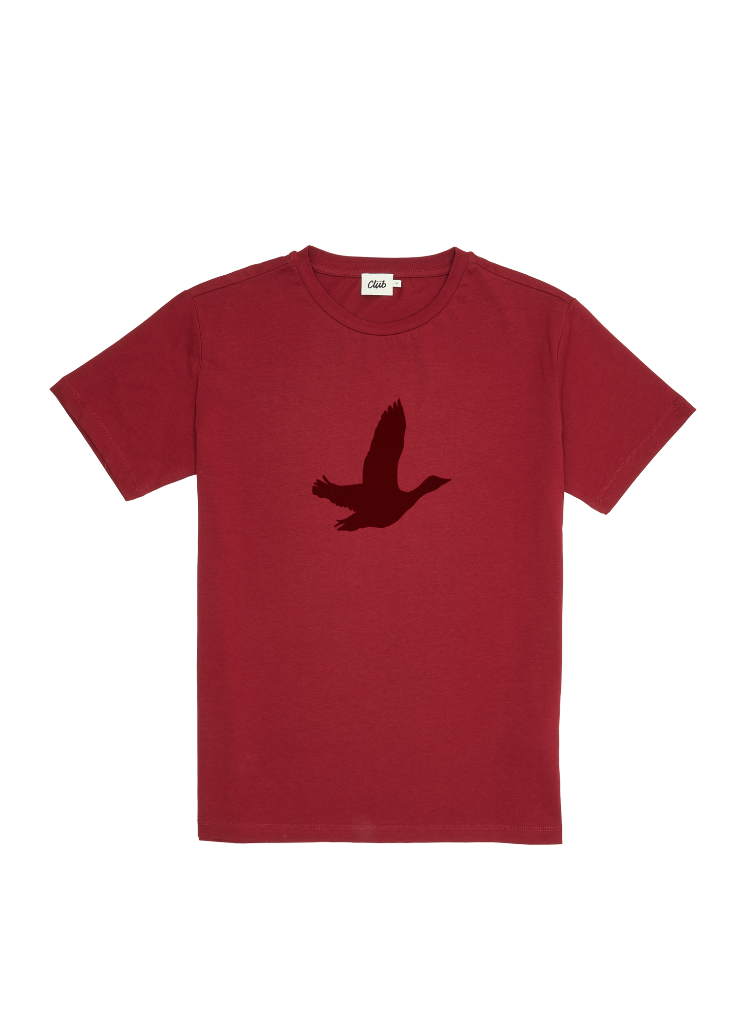 Bordo Logo Baskılı T-shirt_6