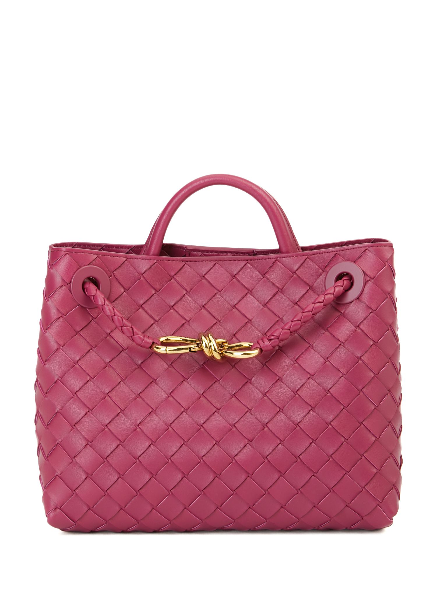 Bottega Veneta Fuşya Kadın Small Andiamo Fuşya Kadın Deri Çanta