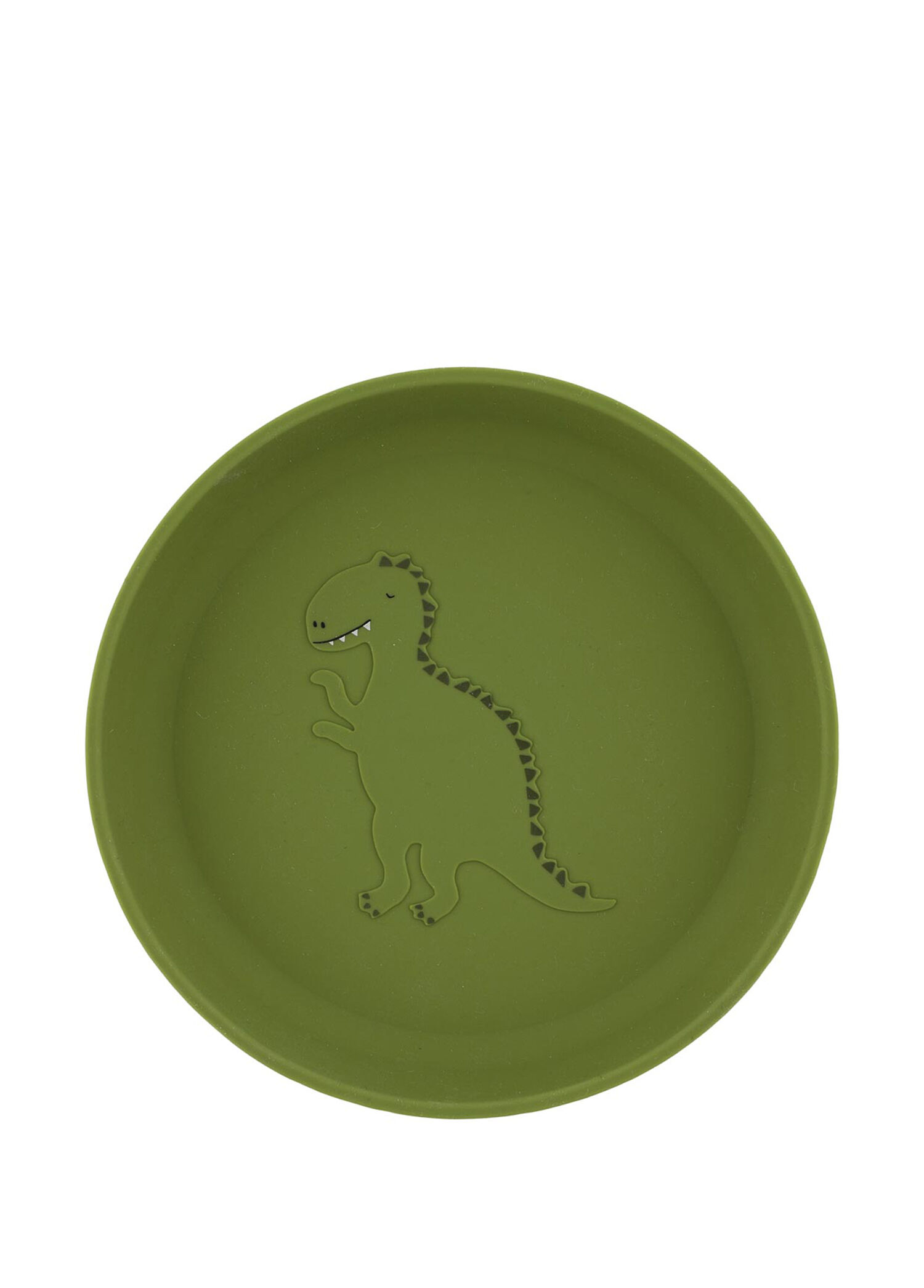 Mr. Dino Yeşil Silikon Çocuk Tabak