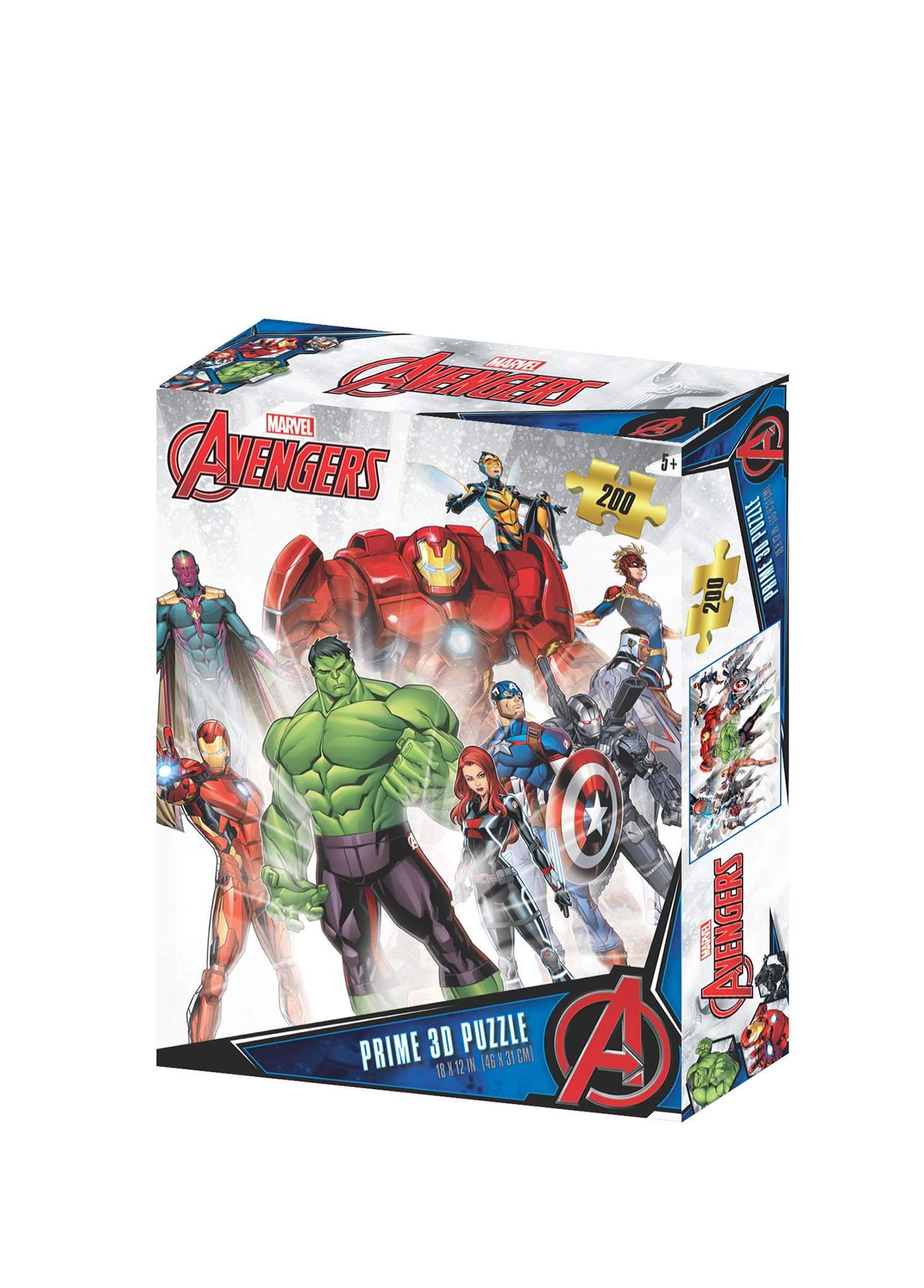 Avengers 200 Parça 3D Puzzle