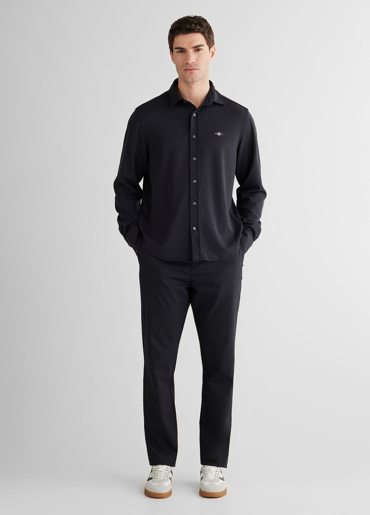 Siyah Regular Fit Erkek Pantolon