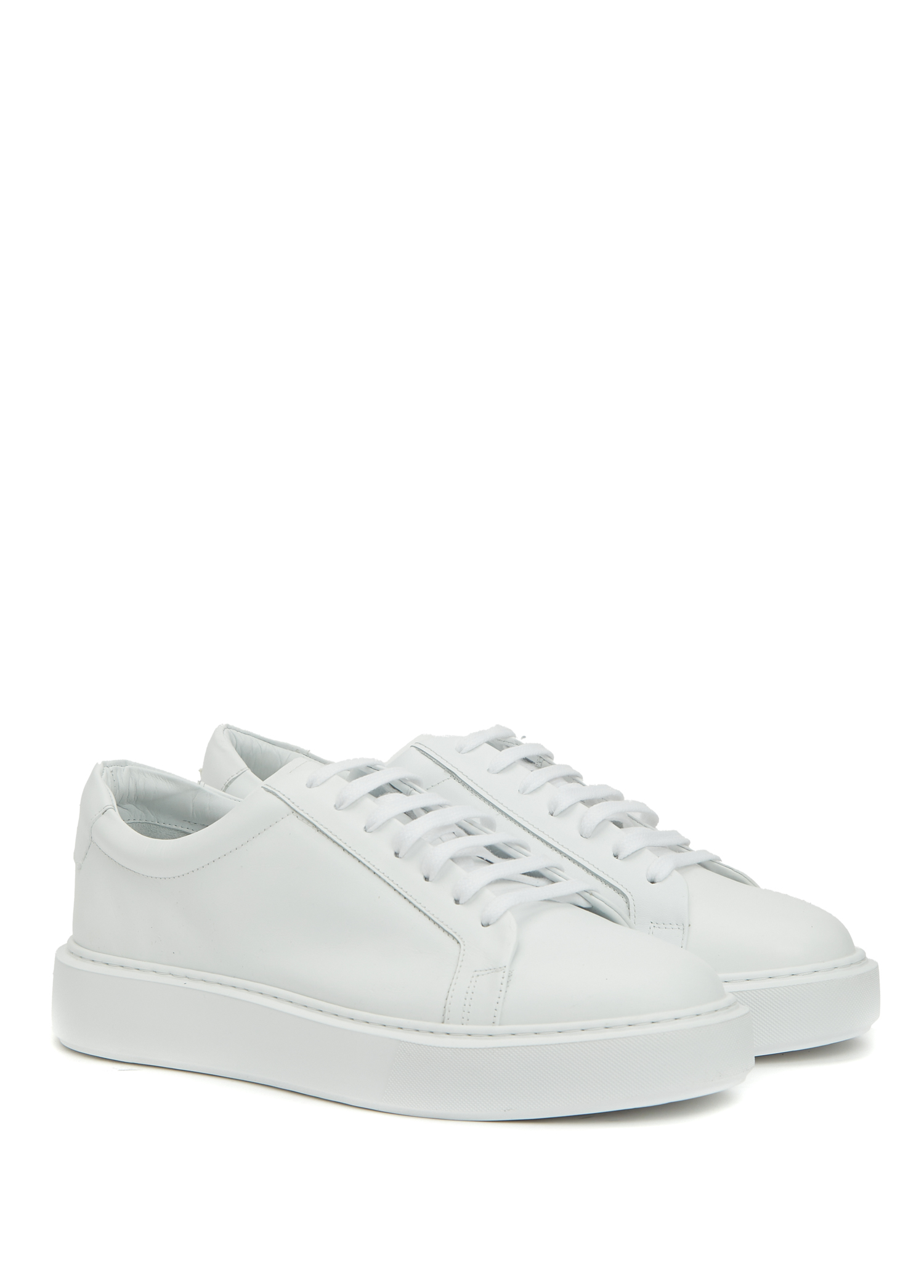 Beyaz Erkek Deri Sneaker_1