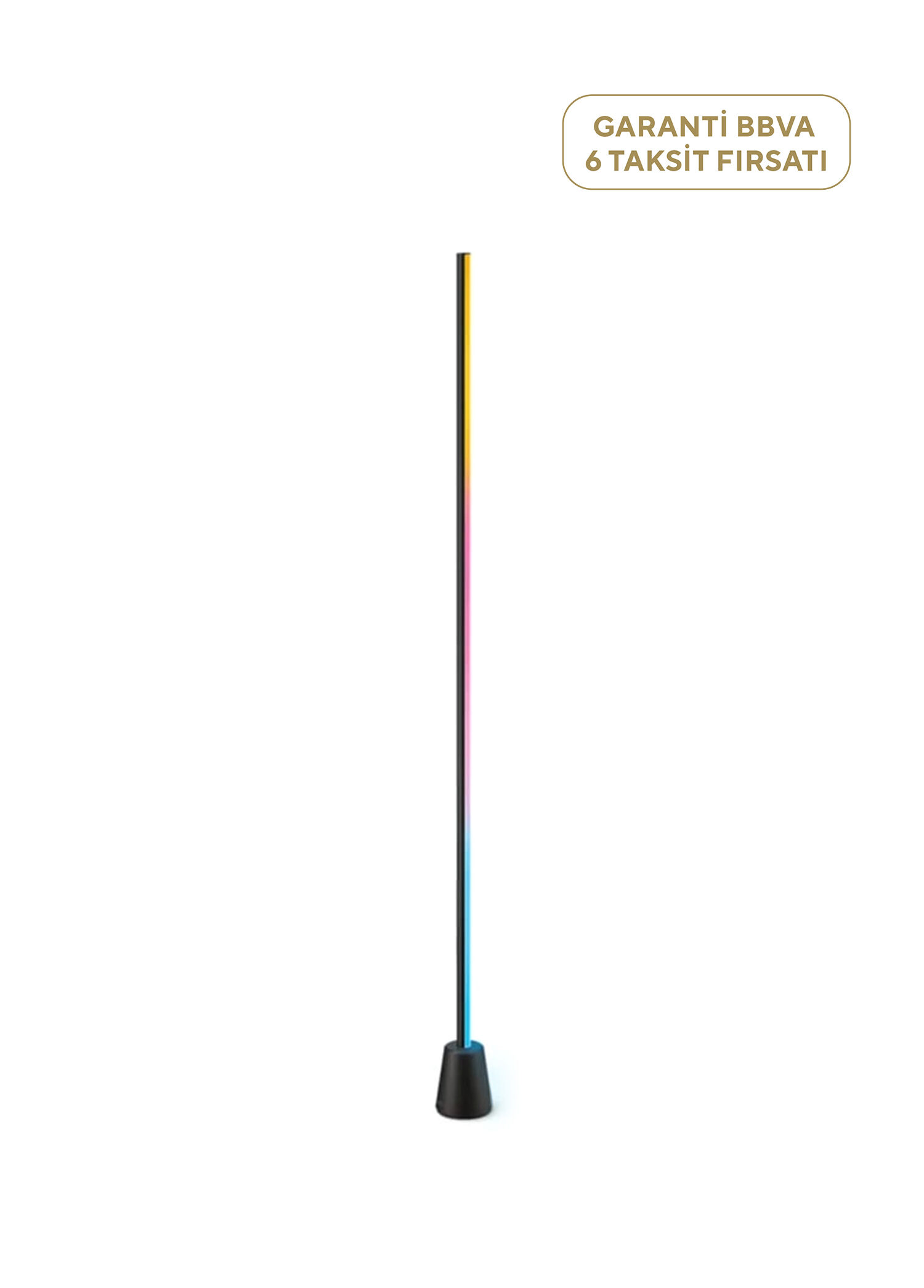 Siyah Gradient Zemin Lambası 140 cm