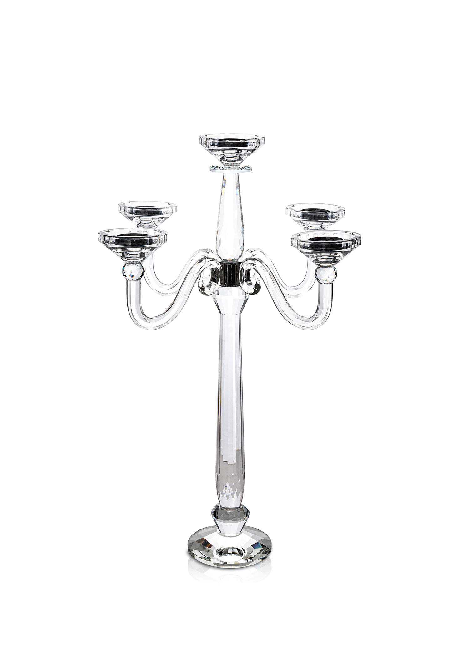 Santa Rosa Cam 5 Kollu Şamdan 92 cm