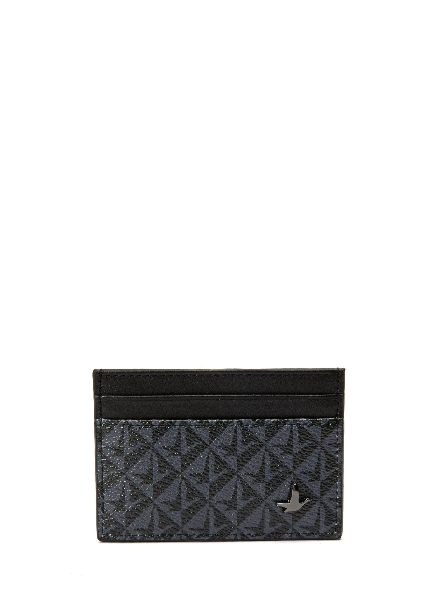 Siyah Antrasit Monogram Erkek Kartlık