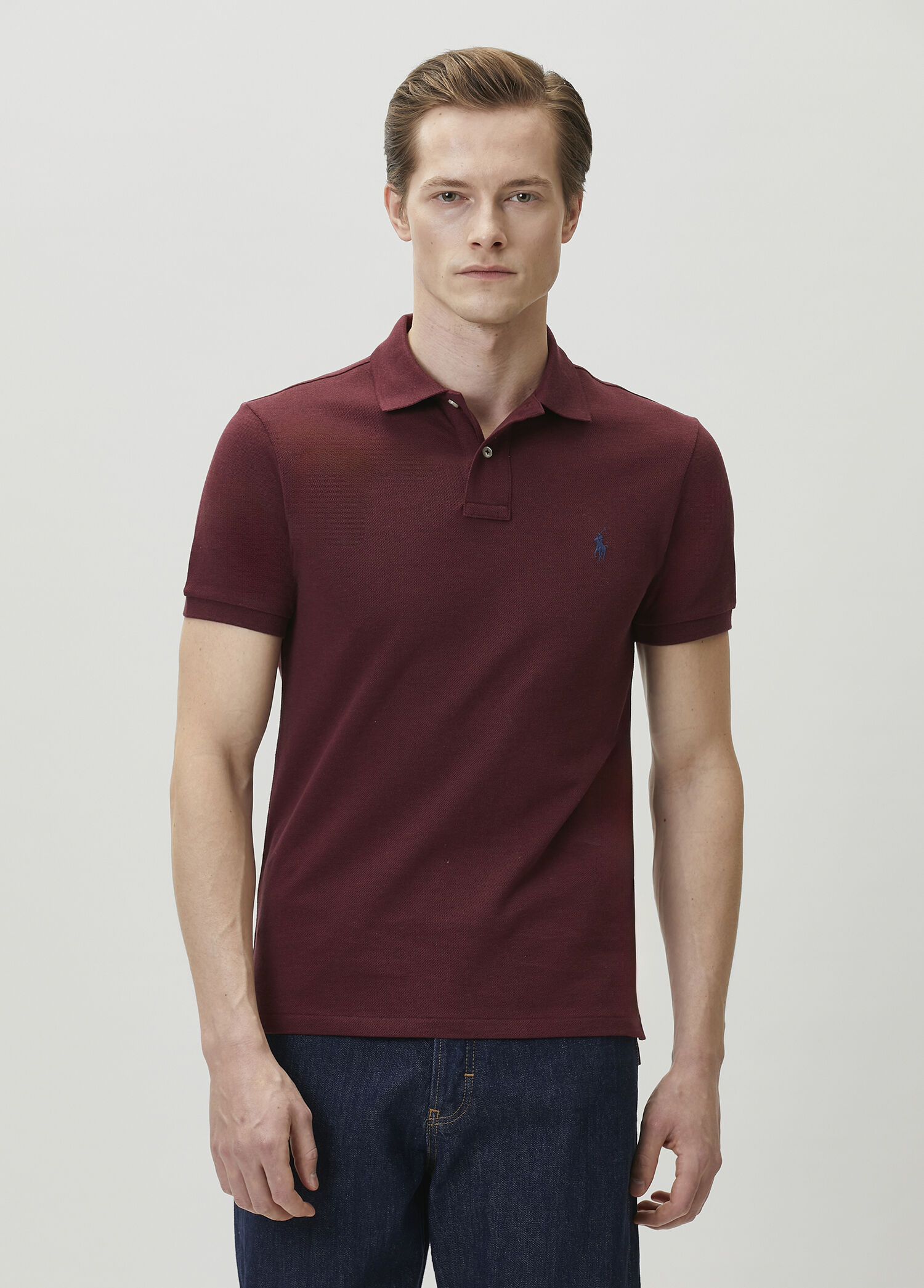 Kırmızı Polo Yaka T-shirt