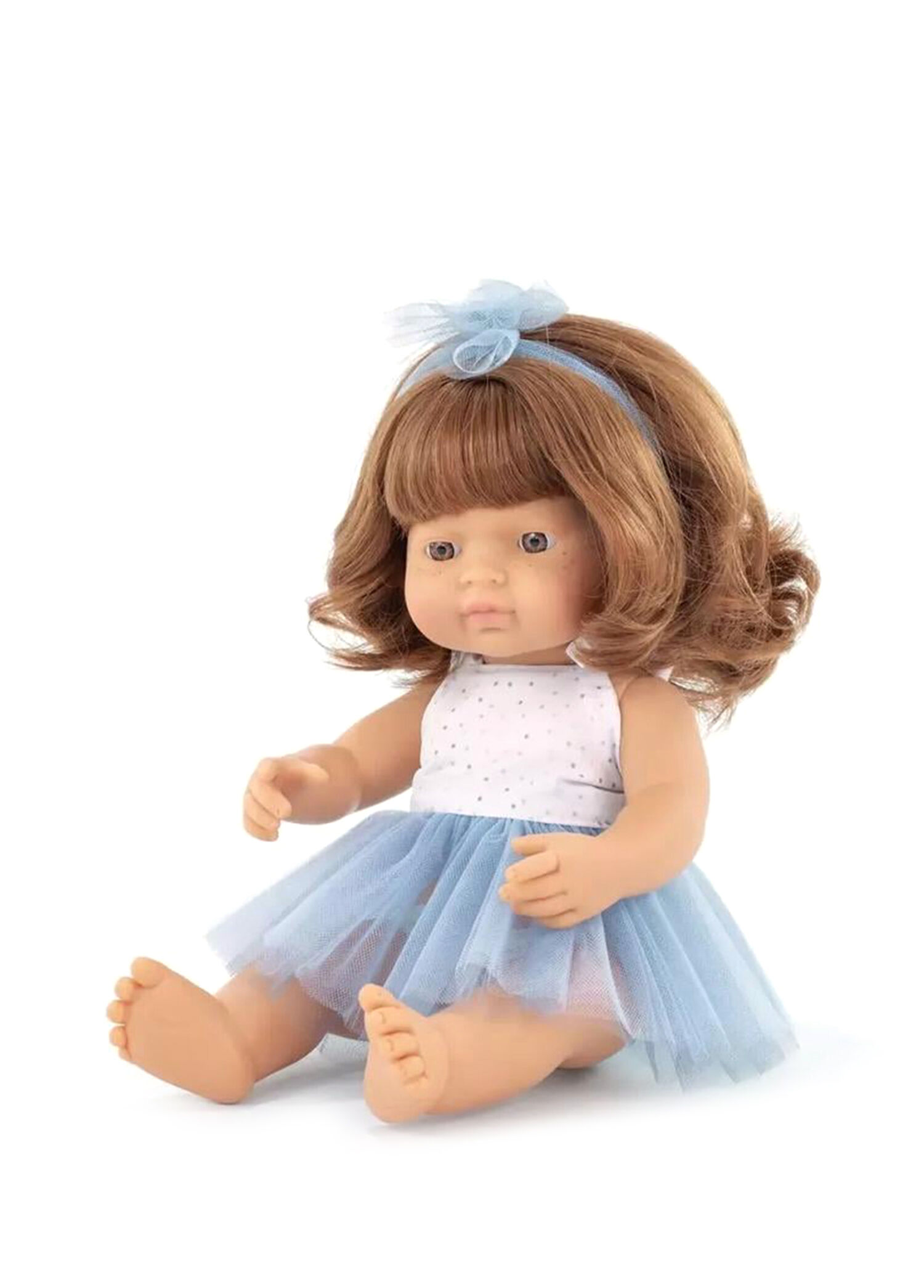 Kızıl Saçlı Kız Oyuncak Bebek 38 cm