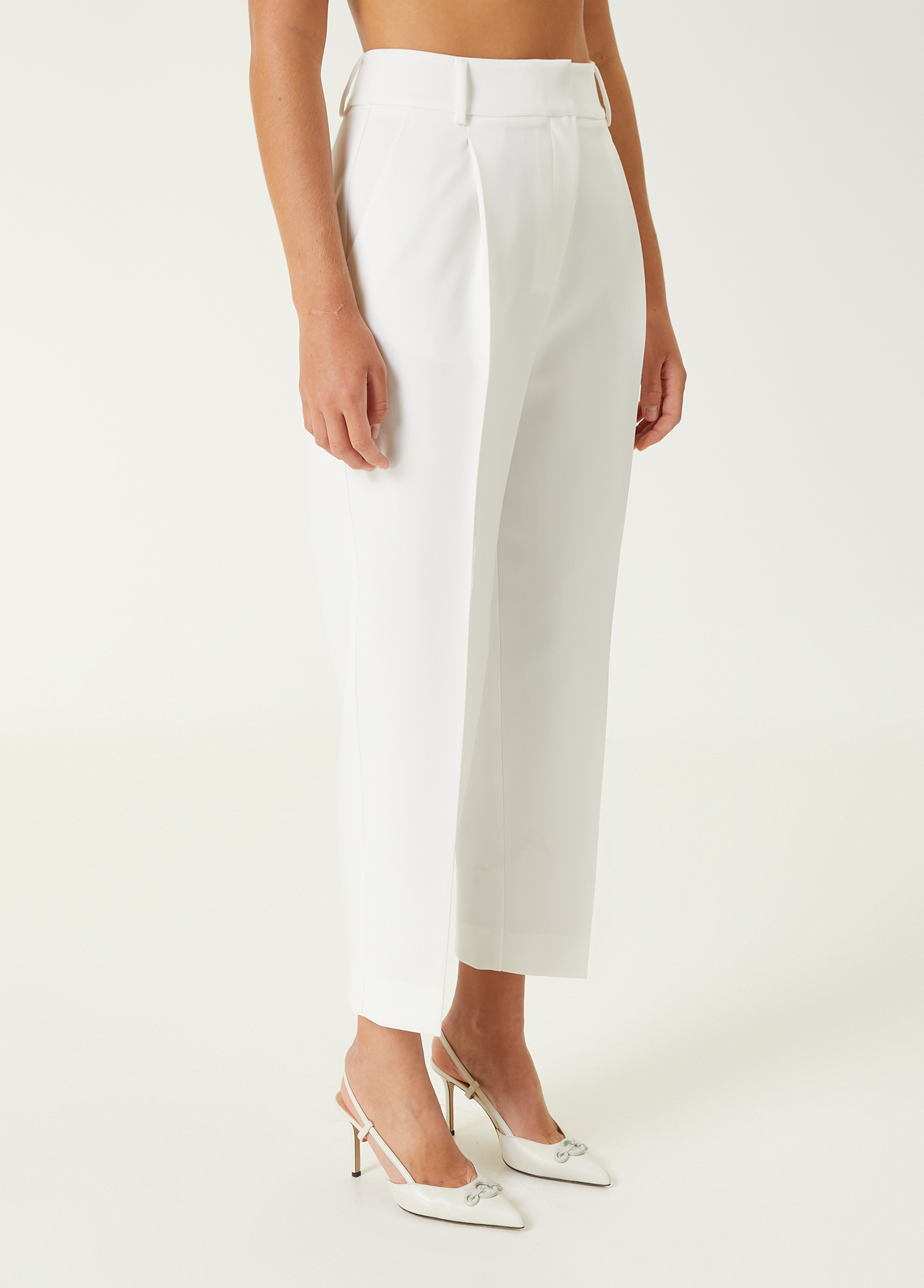 Beyaz Pilili Formal Pantolon_2